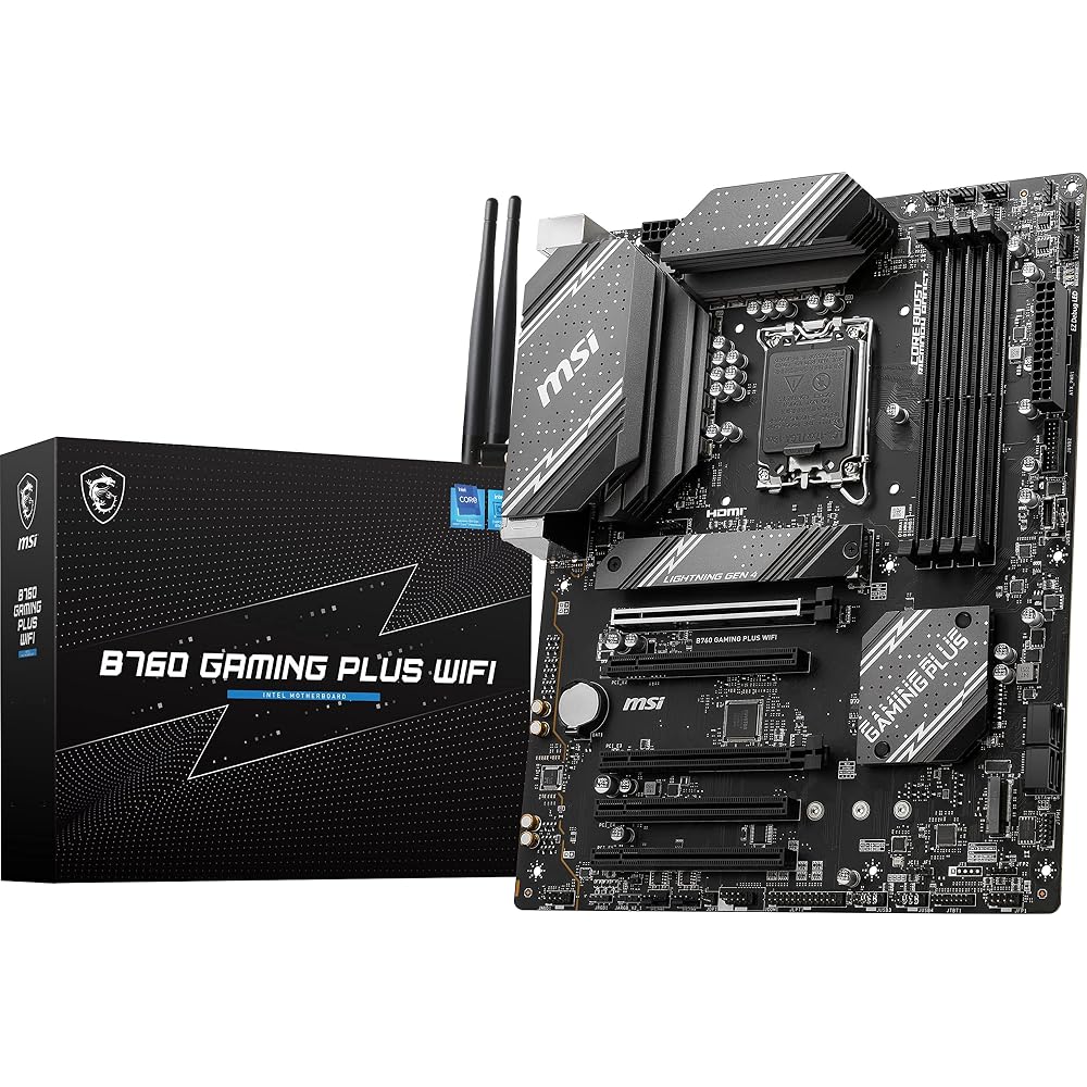 MSI B760 Gaming Plus WiFi Gaming Motherboard - Image 1