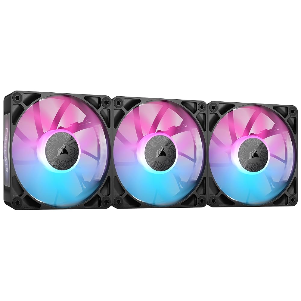 CORSAIR iCUE Link RX120 RGB 120mm PWM Fans with iCUE Link System Hub - Image 1