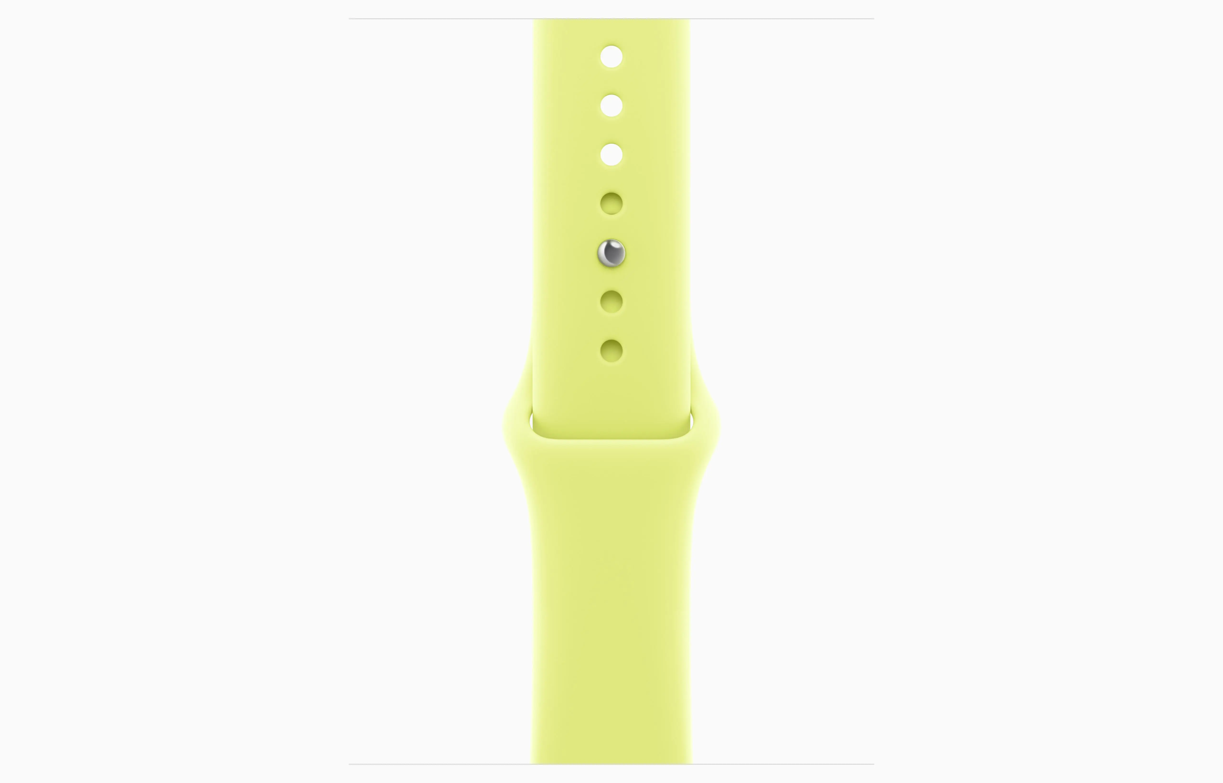 Apple Watch Series 11 Aluminum GPS – Silver (Neon Yellow Sport Band) - Image 3