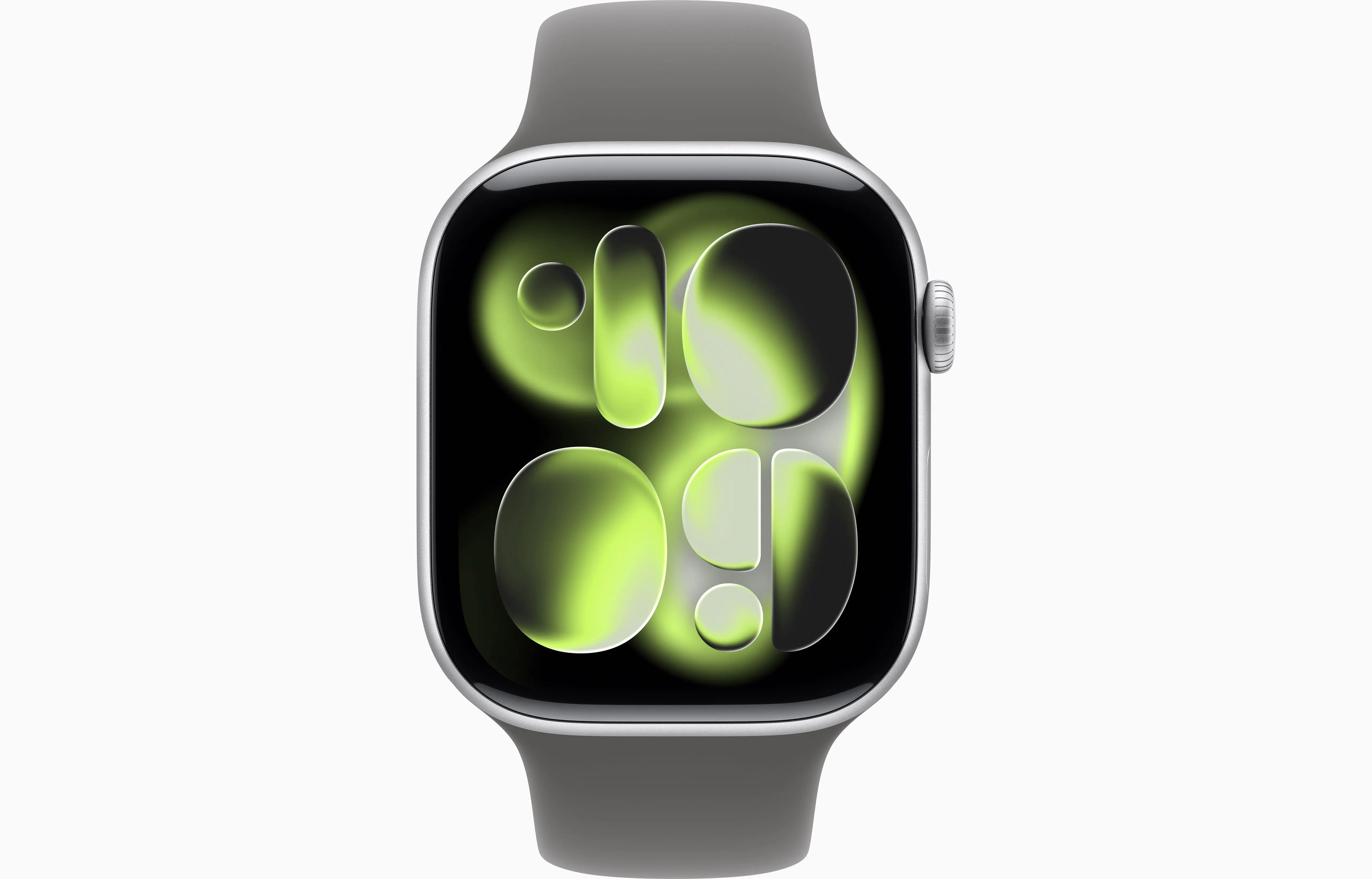 Apple Watch Series 11 Aluminum GPS – Silver (Stone Gray Sport Band) - Image 2
