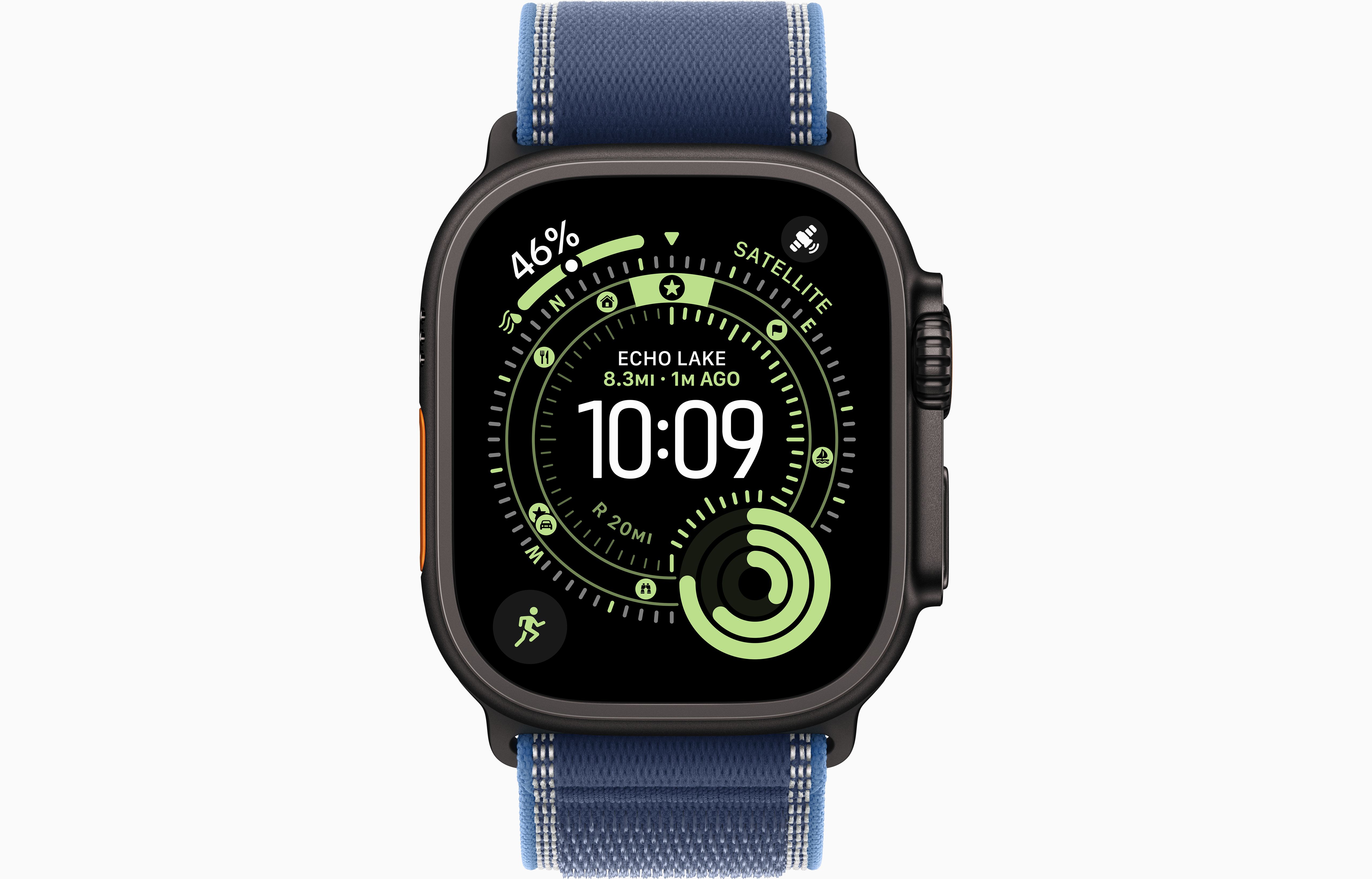 Apple Watch Ultra 3 GPS + Cellular, Black Titanium   Trail Loop - Image 2
