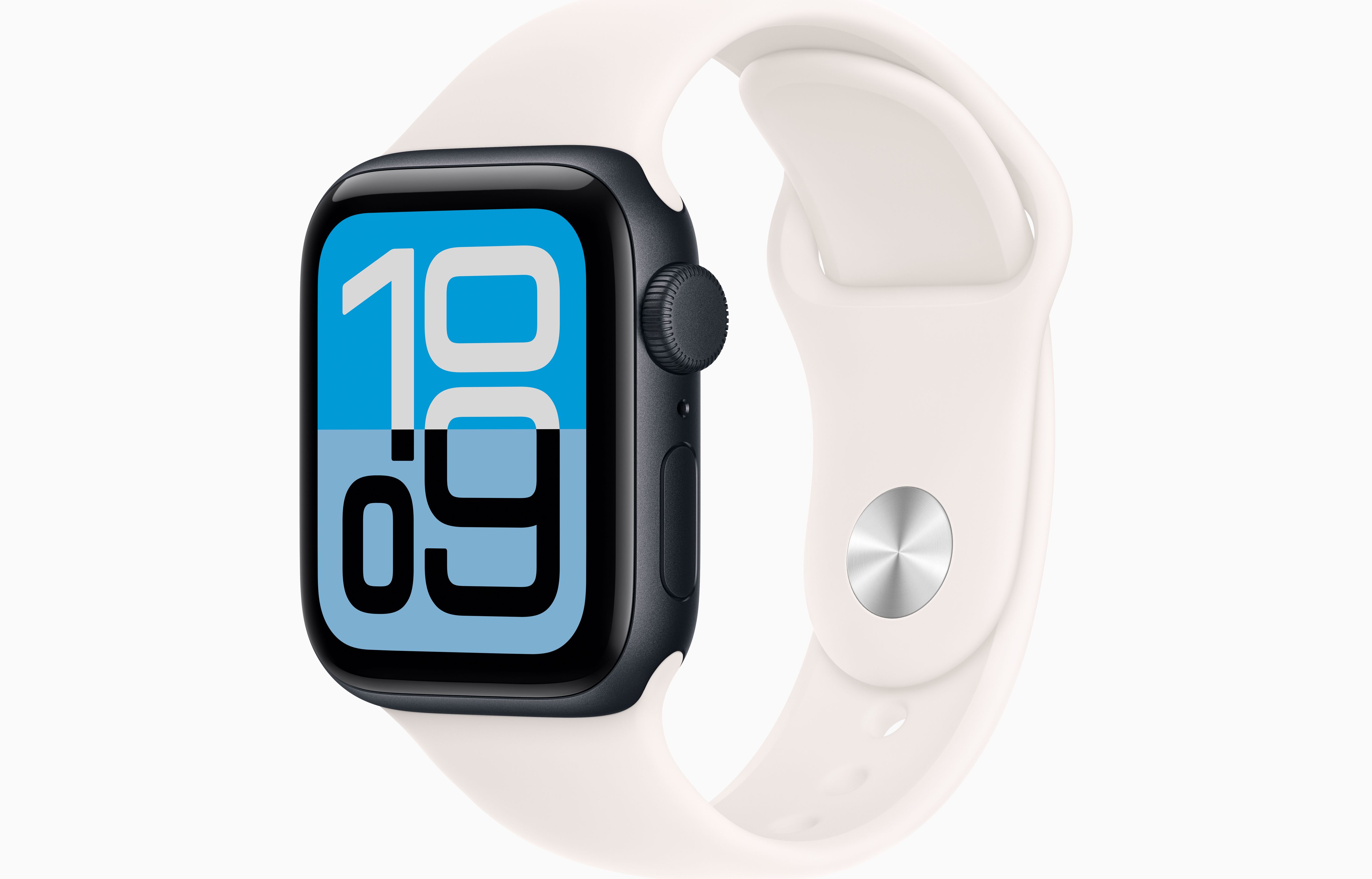 Apple Watch SE GPS – Midnight (Light Blush Sport Band)