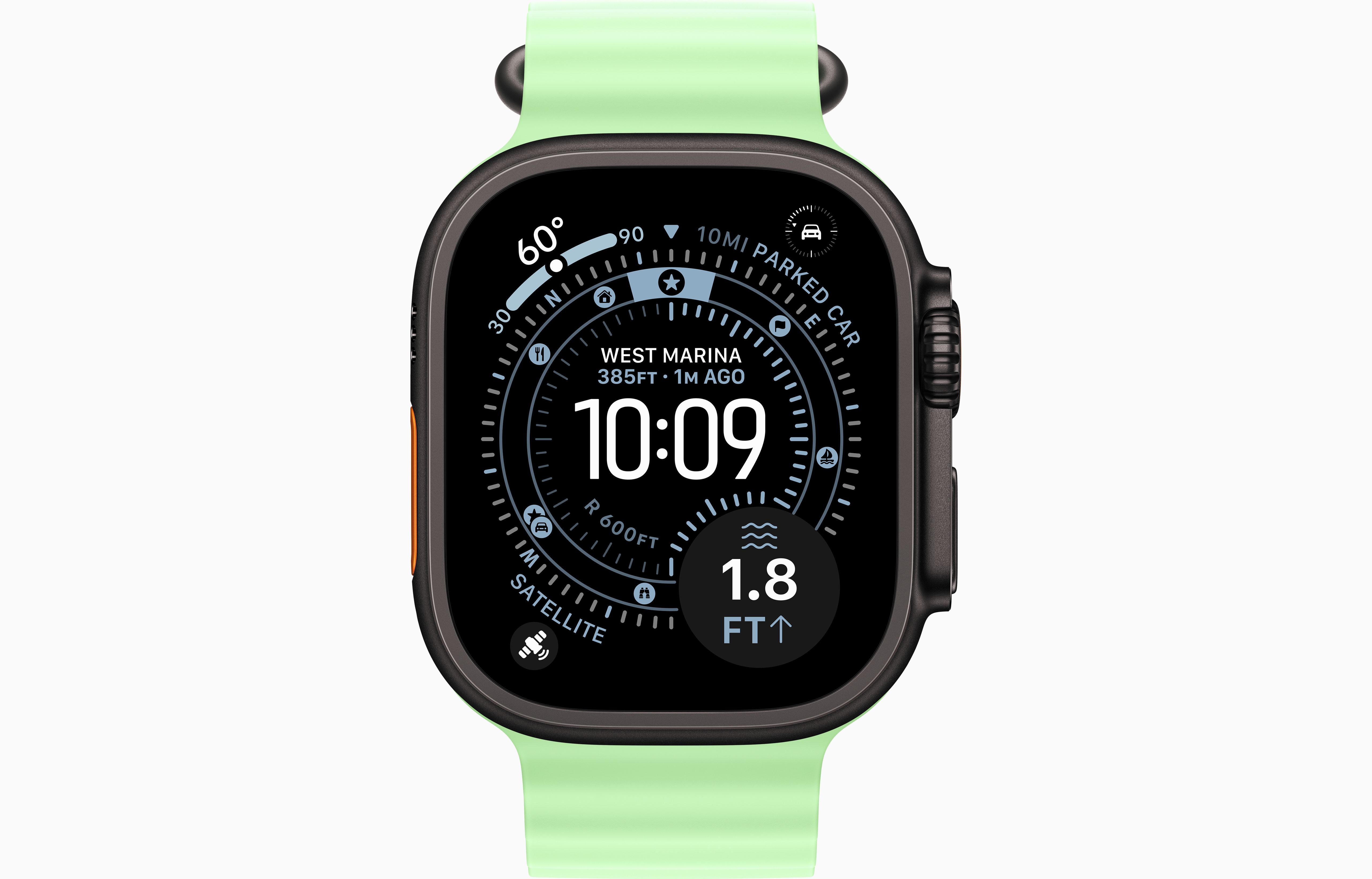 Apple Watch Ultra 3 GPS + Cellular, Black Titanium   Ocean Band - Image 2