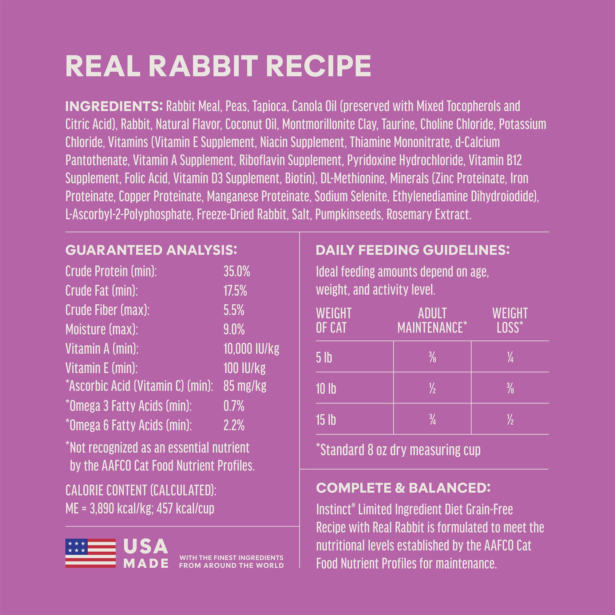 Instinct® Limited Ingredient Cat Food - Grain Free, Rabbit - Image 7