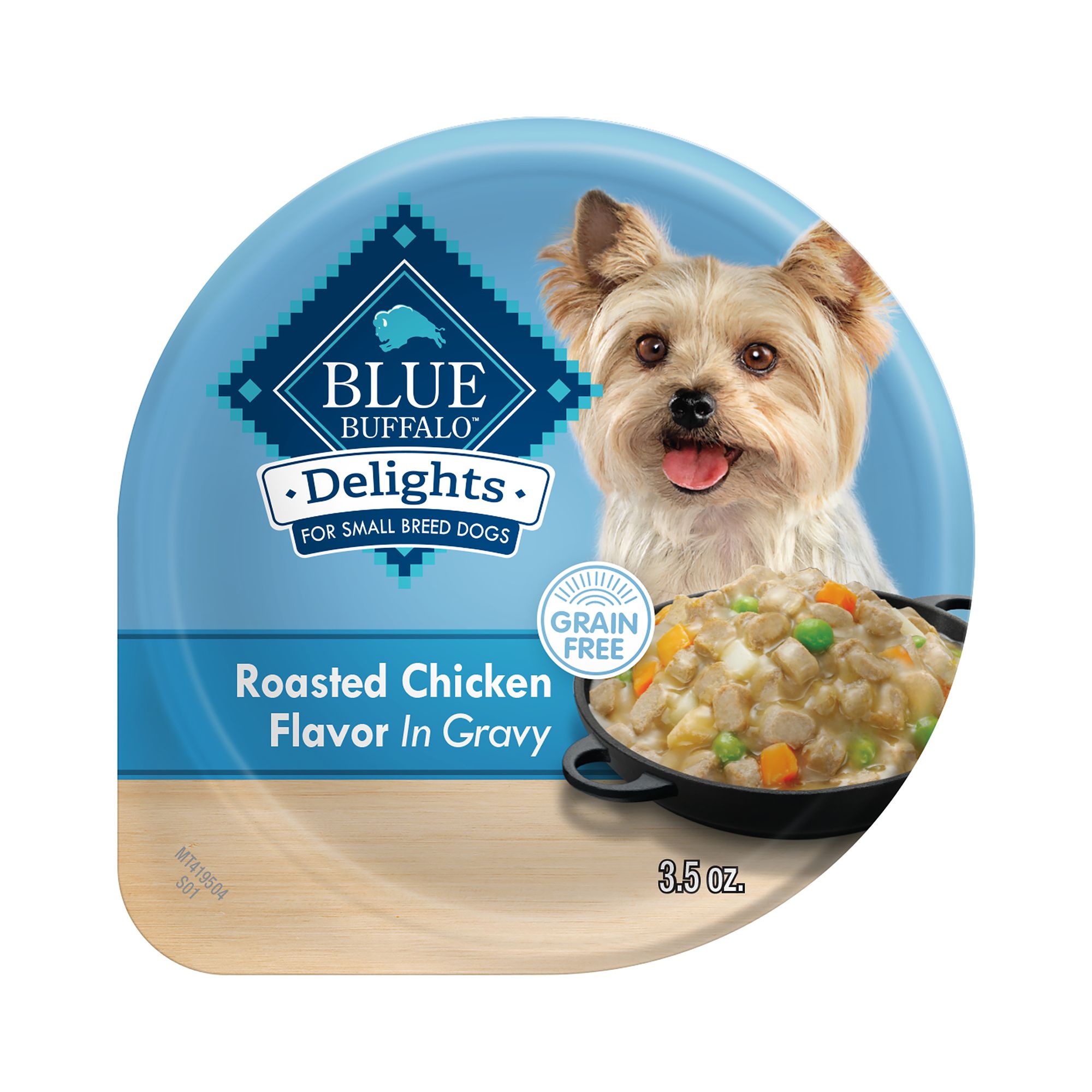 Blue Buffalo® Delights Small Breed Adult Wet Dog Food - Roasted Chicken in Gravy,