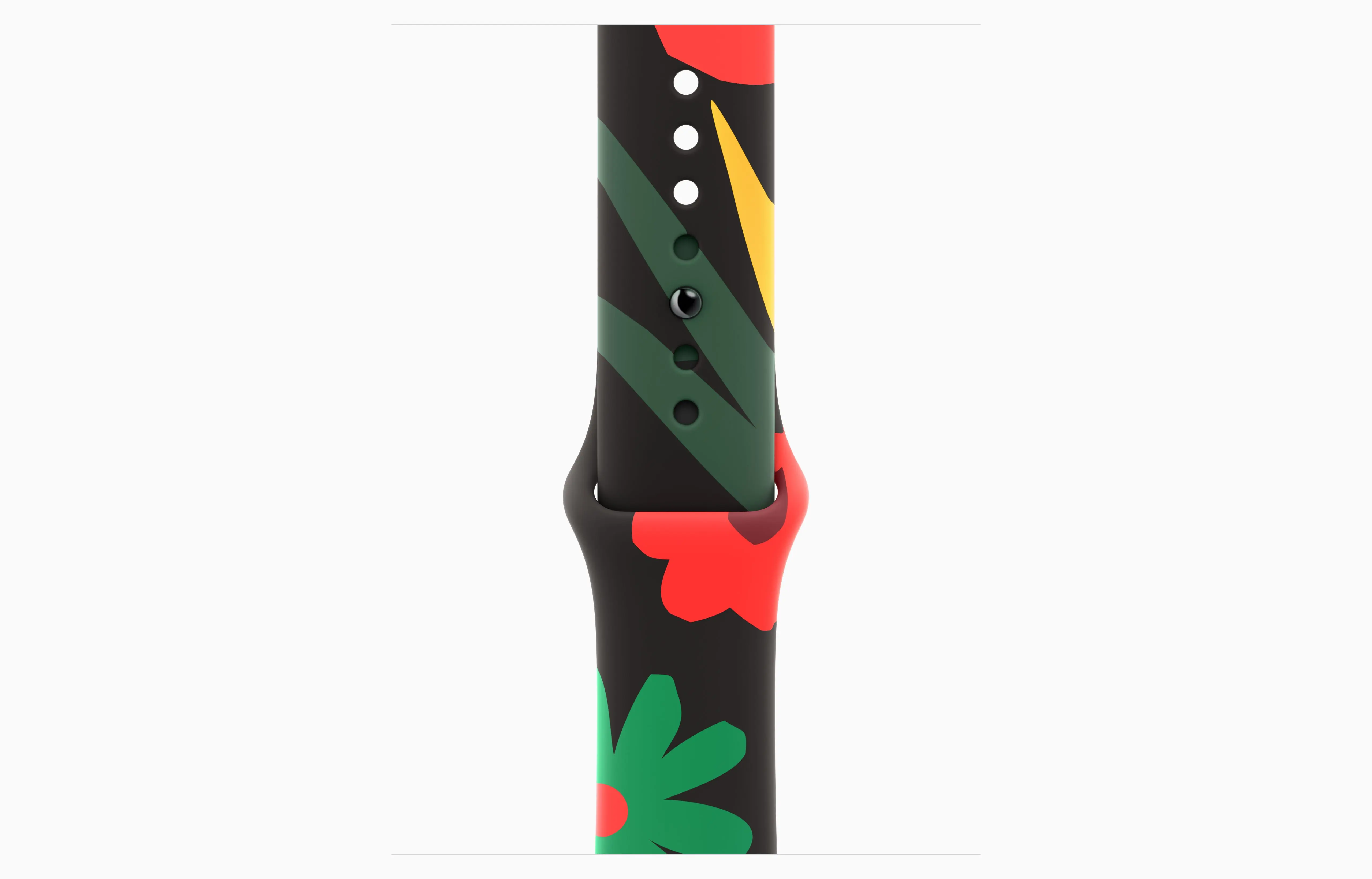 Apple Watch Series 11 Aluminum GPS – Rose Gold ( Black Unity - Unity Bloom Sport Band) - Image 3