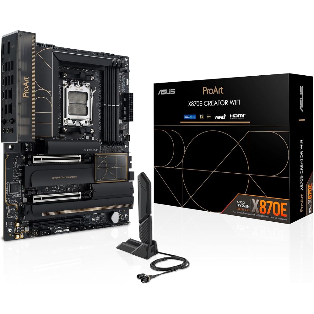 ASUS ProArt X870E-CREATOR WiFi AMD AM5 X870E ATX Motherboard - Image 1