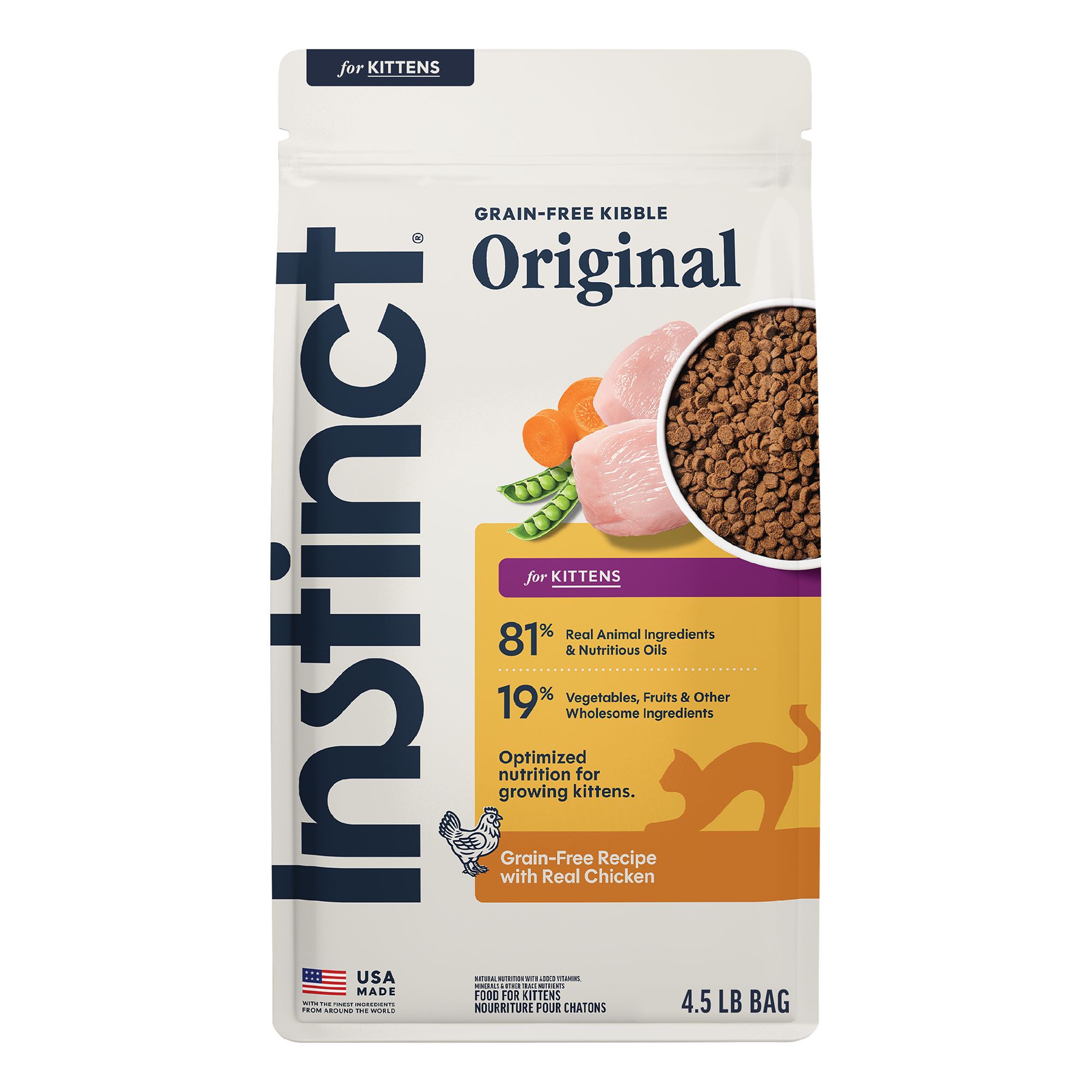 Instinct® Original Kitten Food - Natural, Grain Free, Chicken