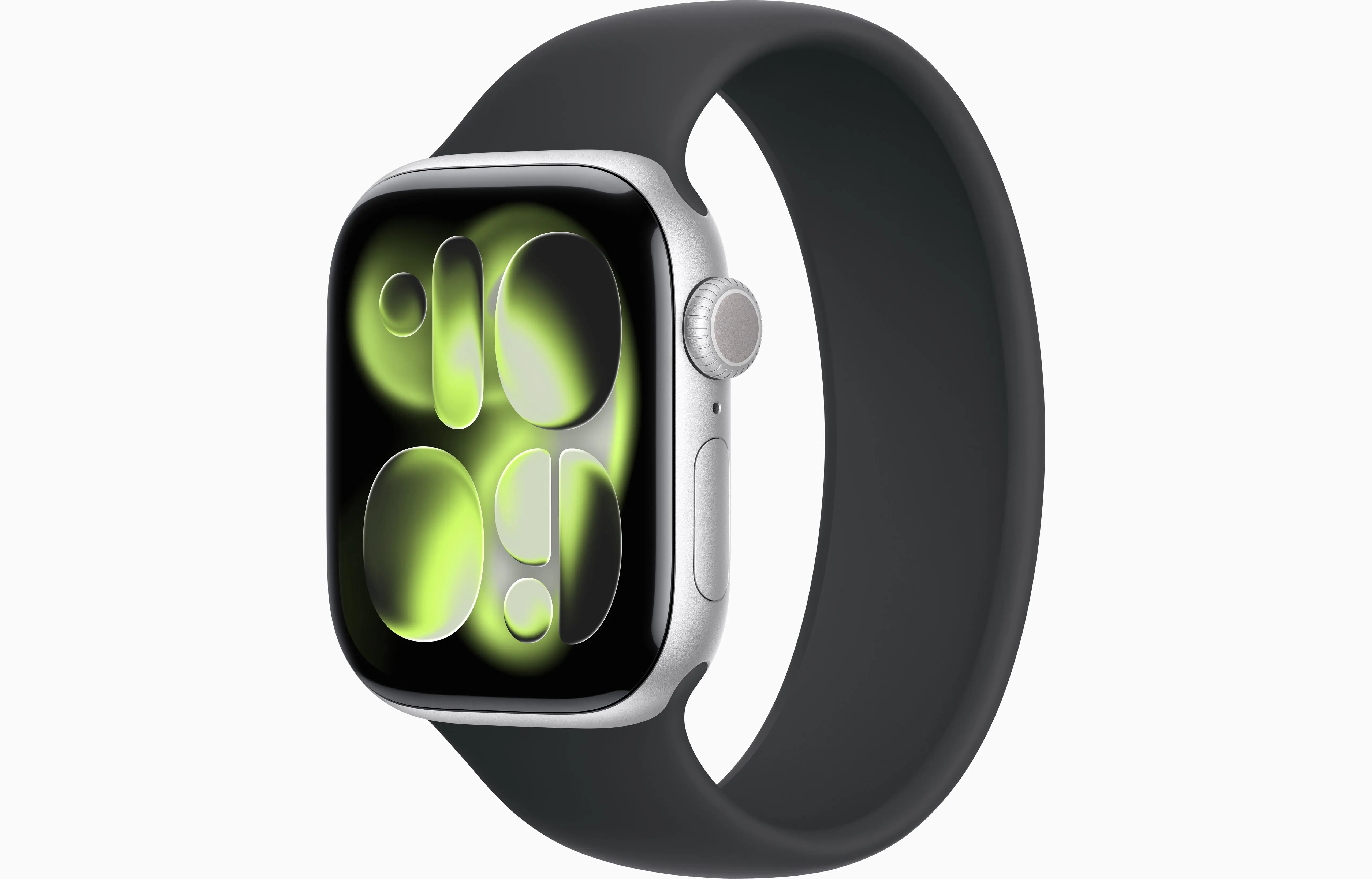 Apple Watch Series 11 Aluminum GPS – Silver (Black Solo Loop)