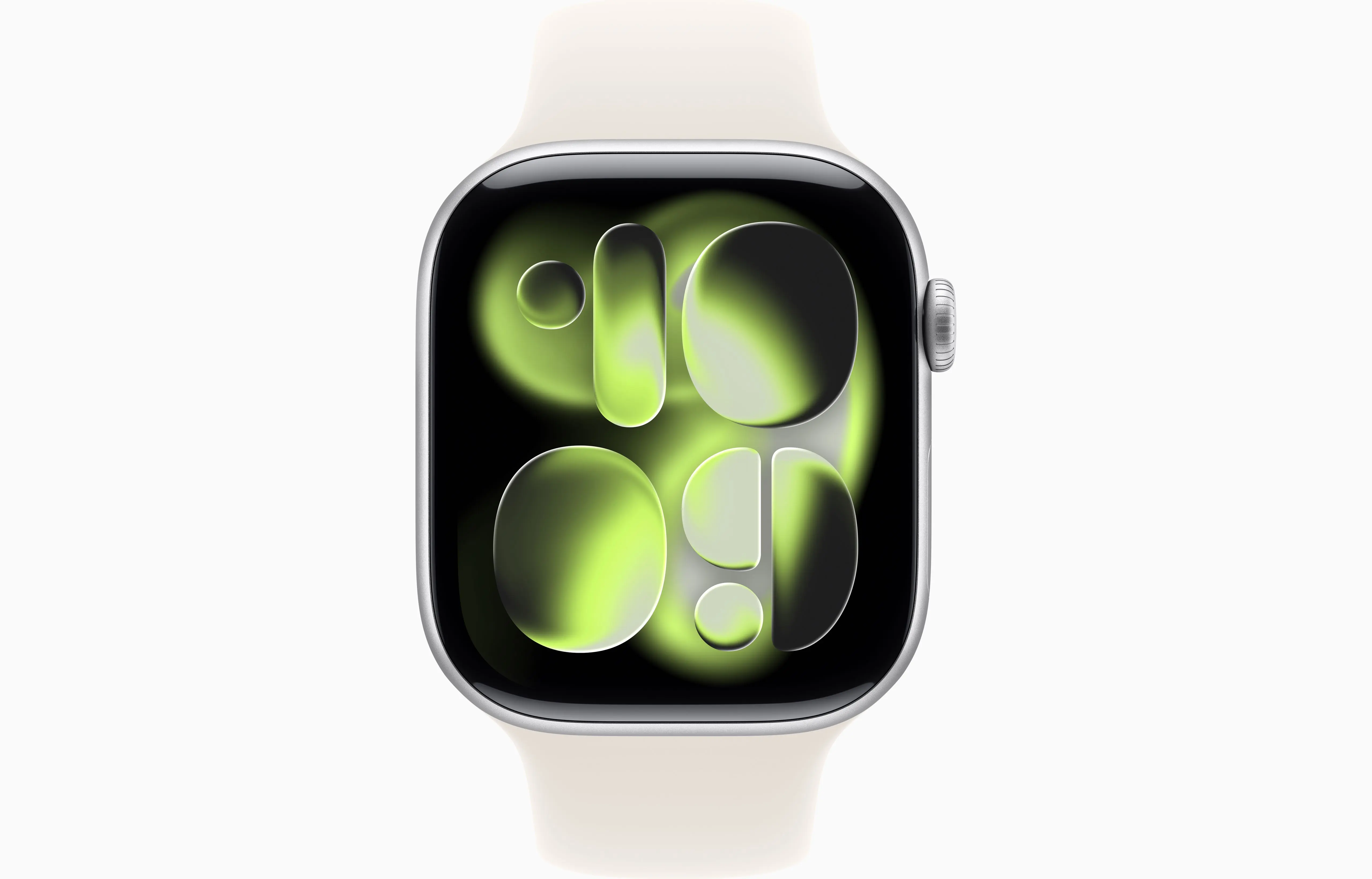 Apple Watch Series 11 Aluminum GPS – Silver (Starlight Sport Band) - Image 2