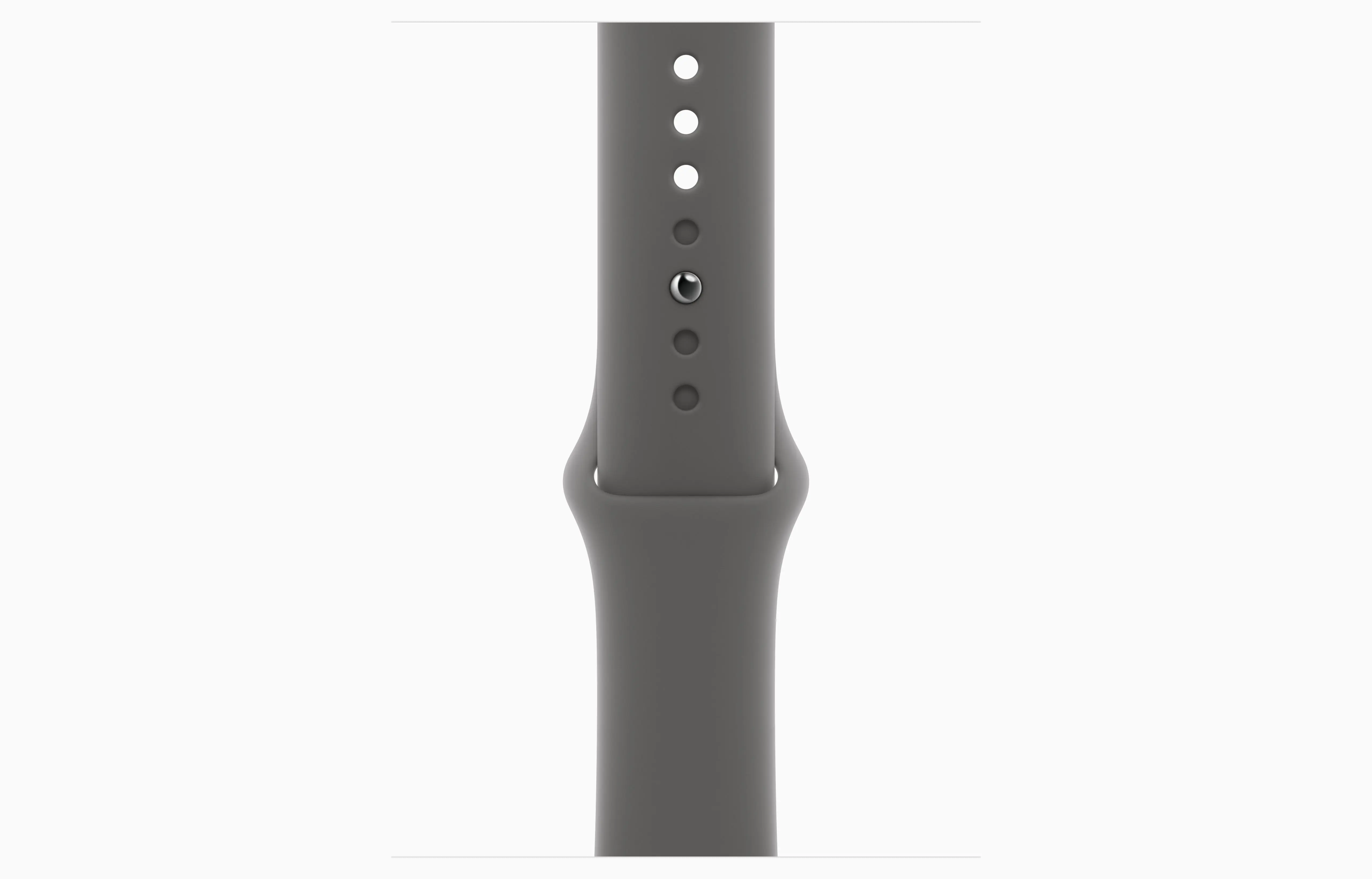 Apple Watch Series 11 Aluminum GPS – Silver (Stone Gray Sport Band) - Image 3