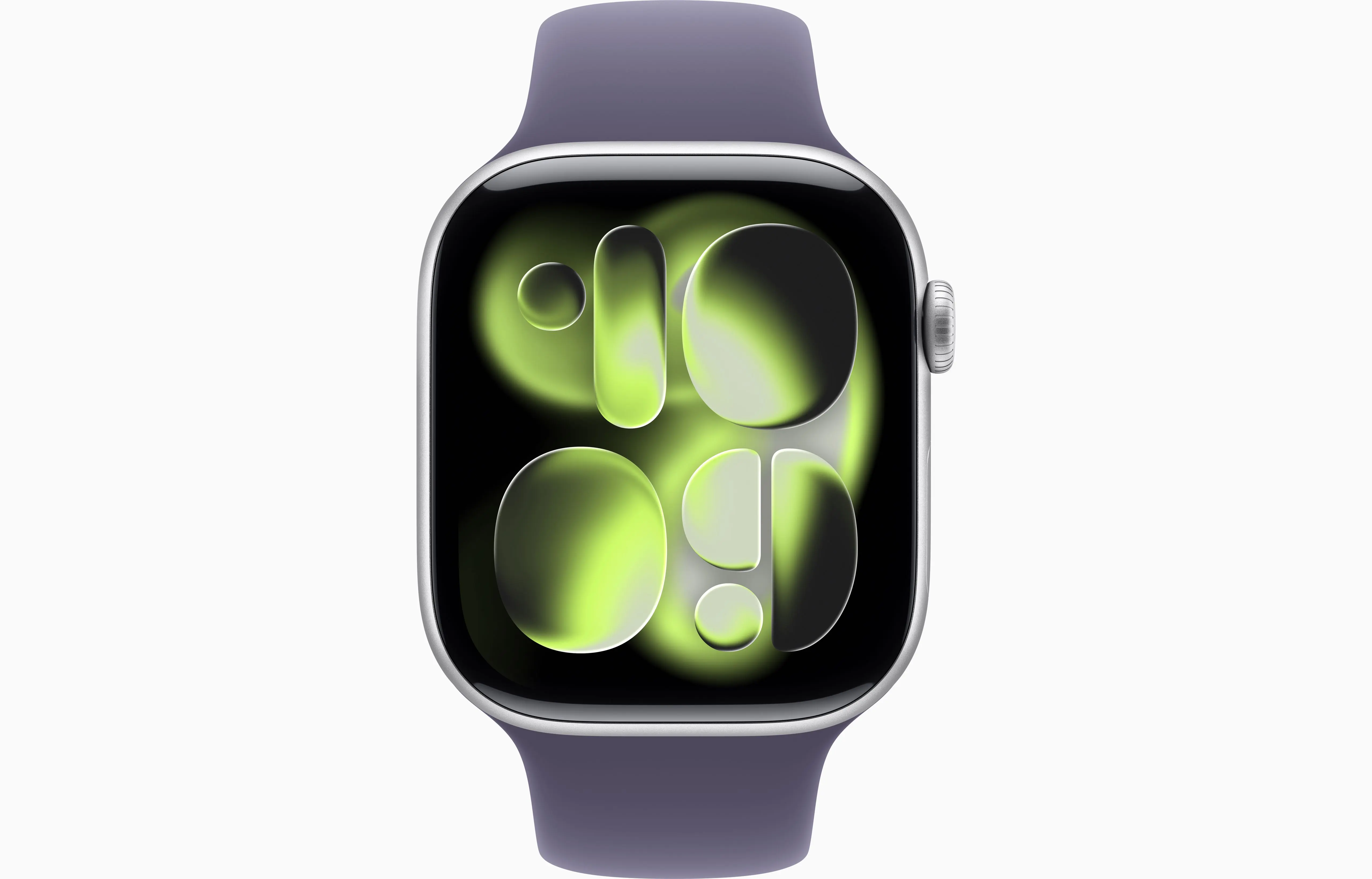 Apple Watch Series 11 Aluminum GPS – Silver (Purple Fog Sport Band) - Image 2