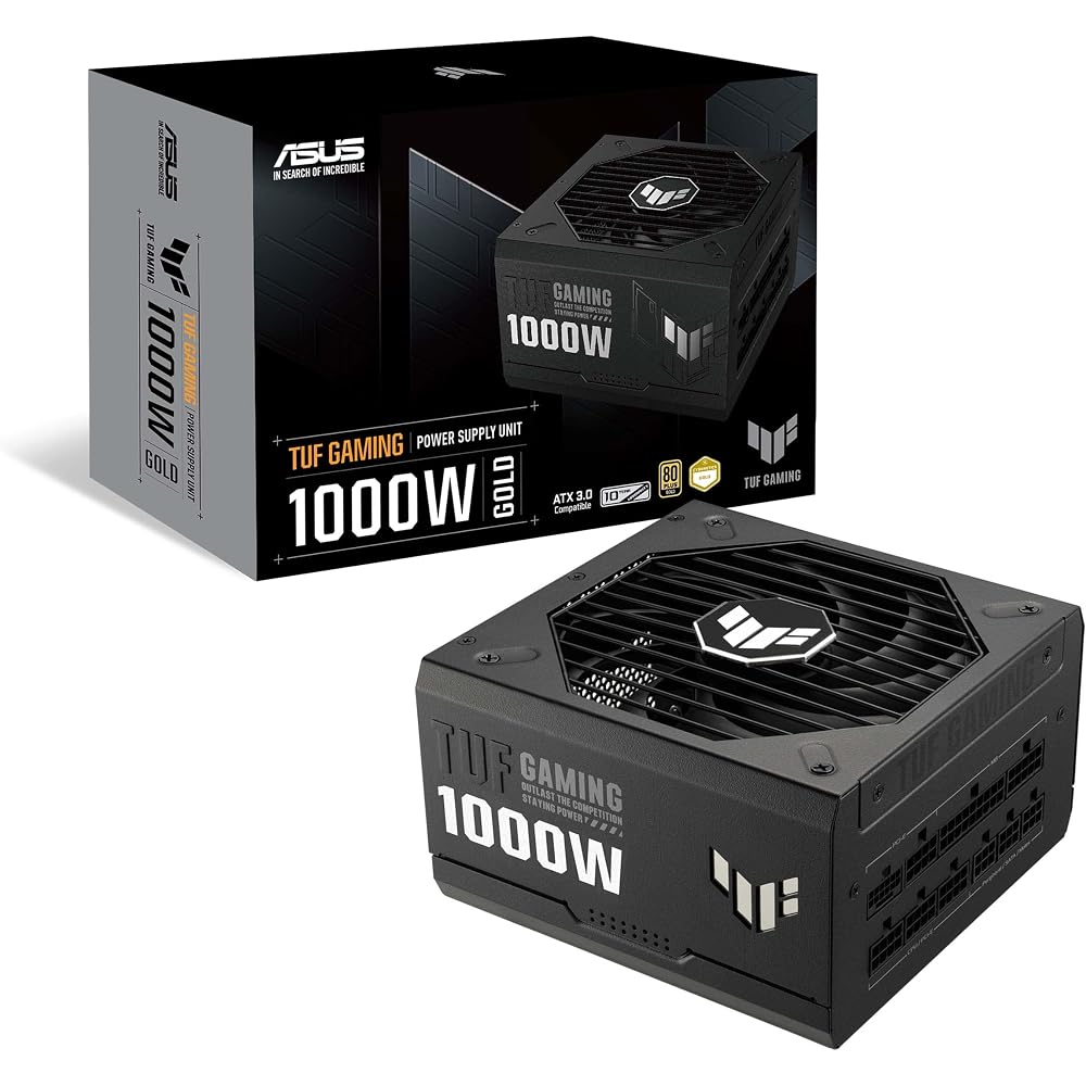ASUS TUF Gaming 1000W Gold Compatible Fully Modular Power Supply - Image 1