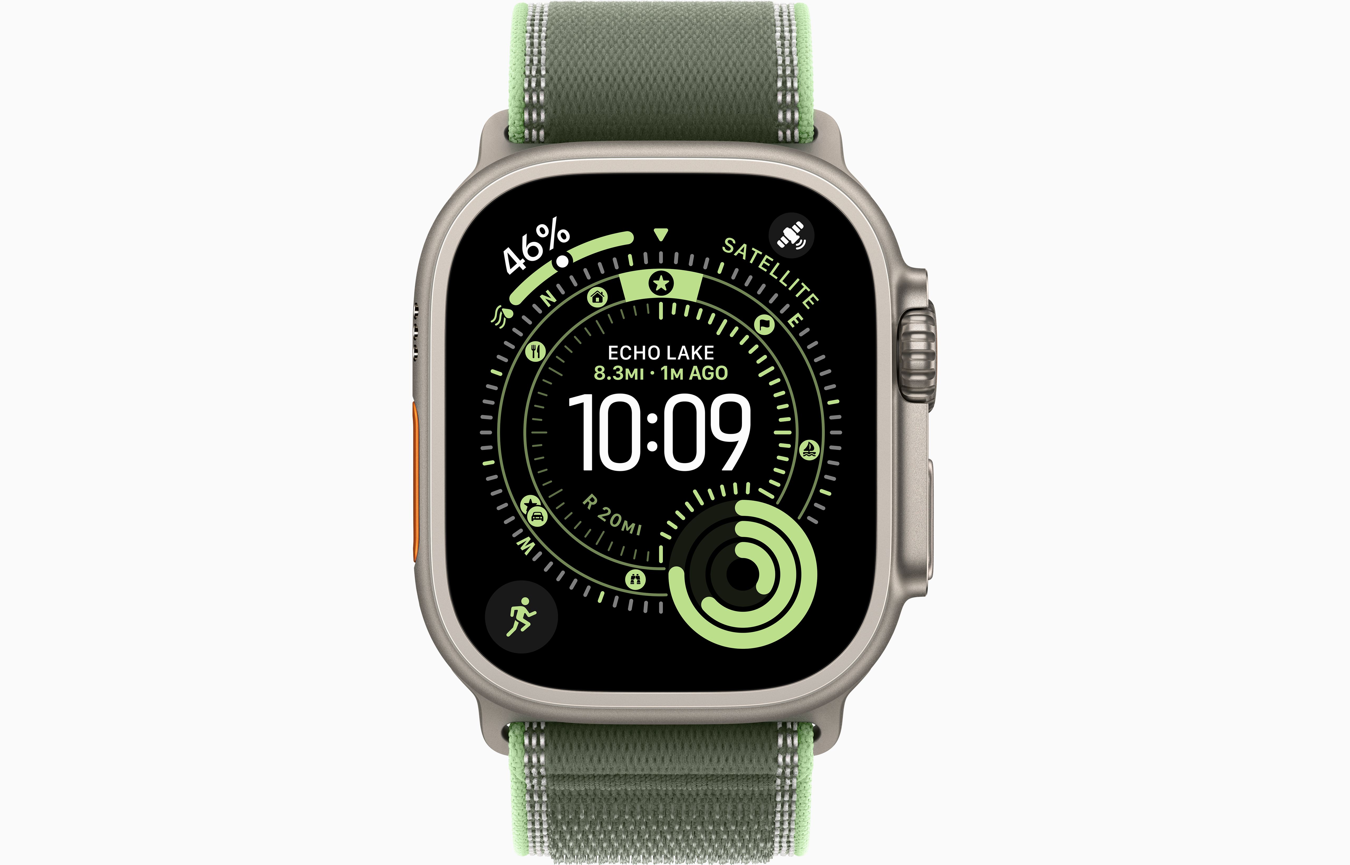 Apple Watch Ultra 3 GPS + Cellular, Natural Titanium   Trail Loop - Image 2