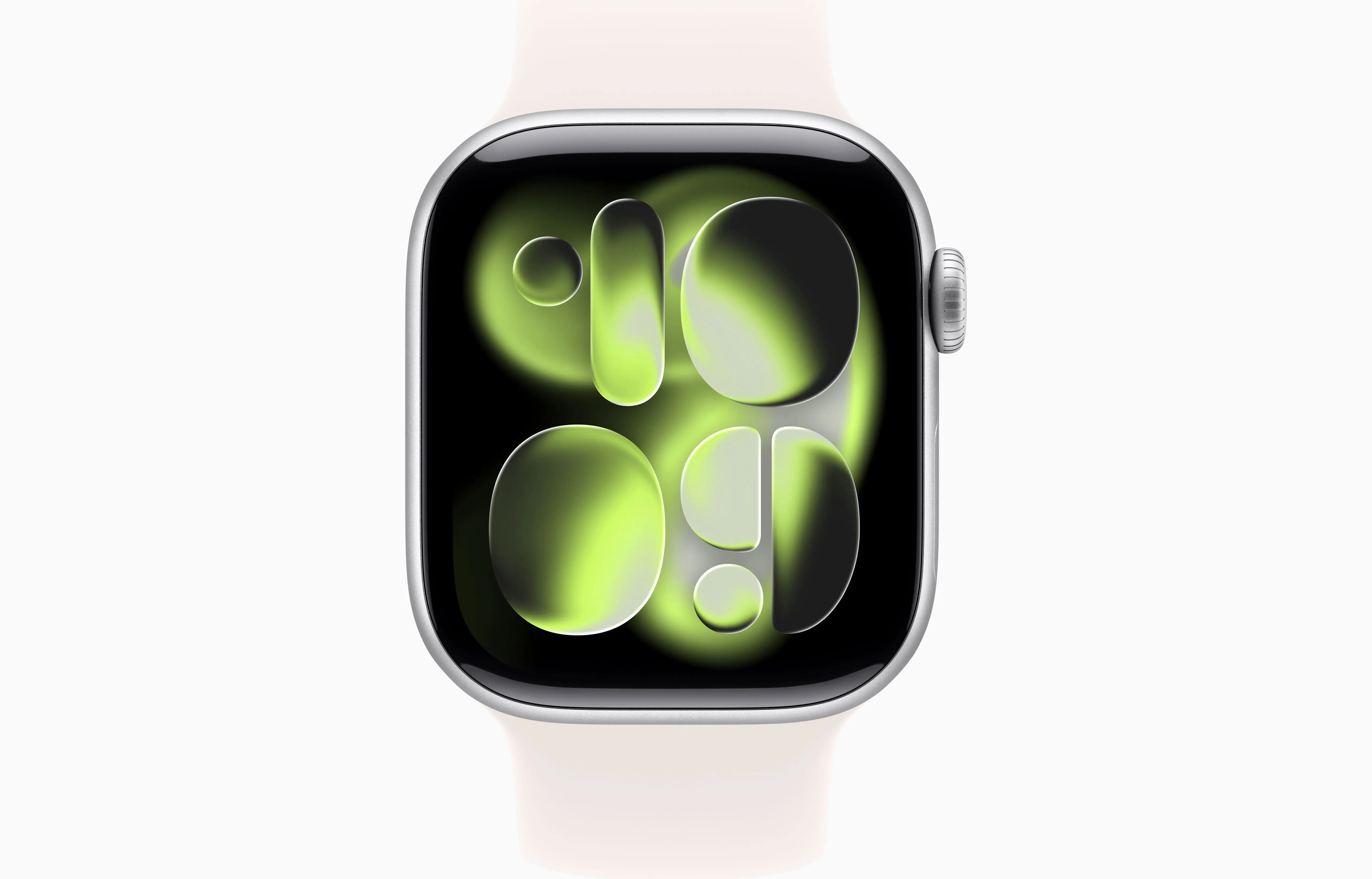 Apple Watch Series 11 Aluminum GPS – Silver (Light Blush Solo Loop) - Image 2