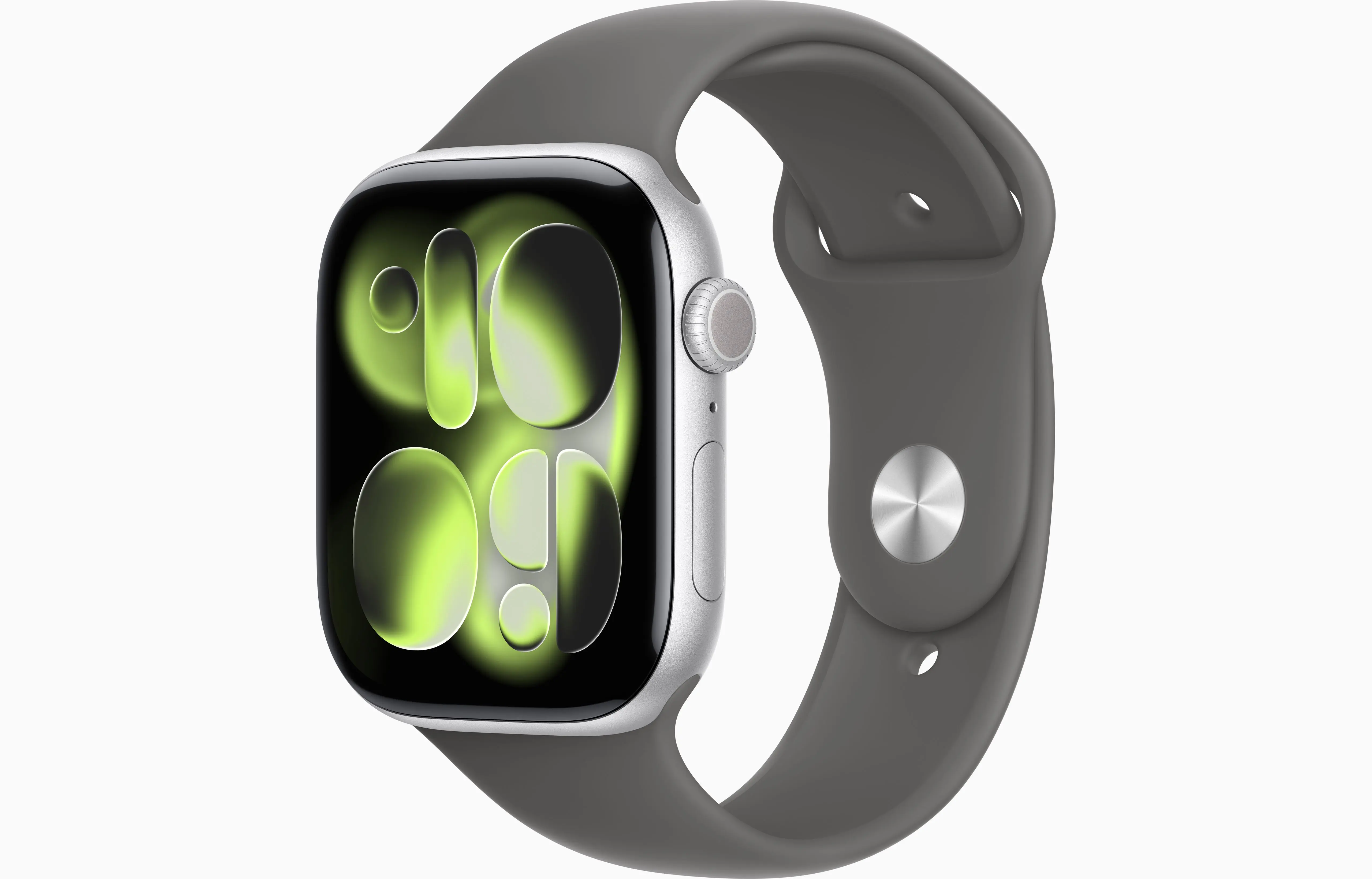 Apple Watch Series 11 Aluminum GPS – Silver (Stone Gray Sport Band)