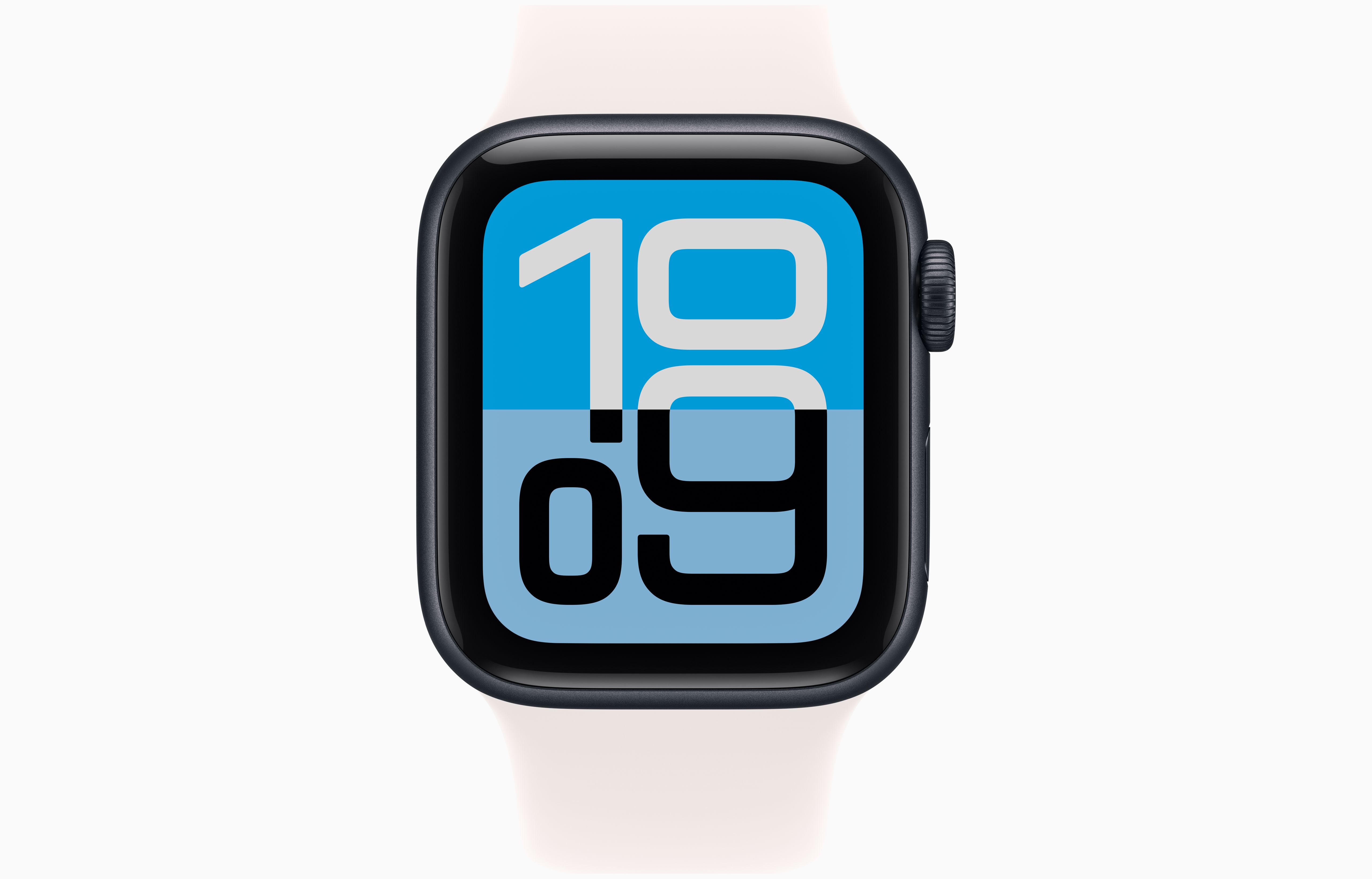 Apple Watch SE GPS – Midnight (Light Blush Sport Band) - Image 2