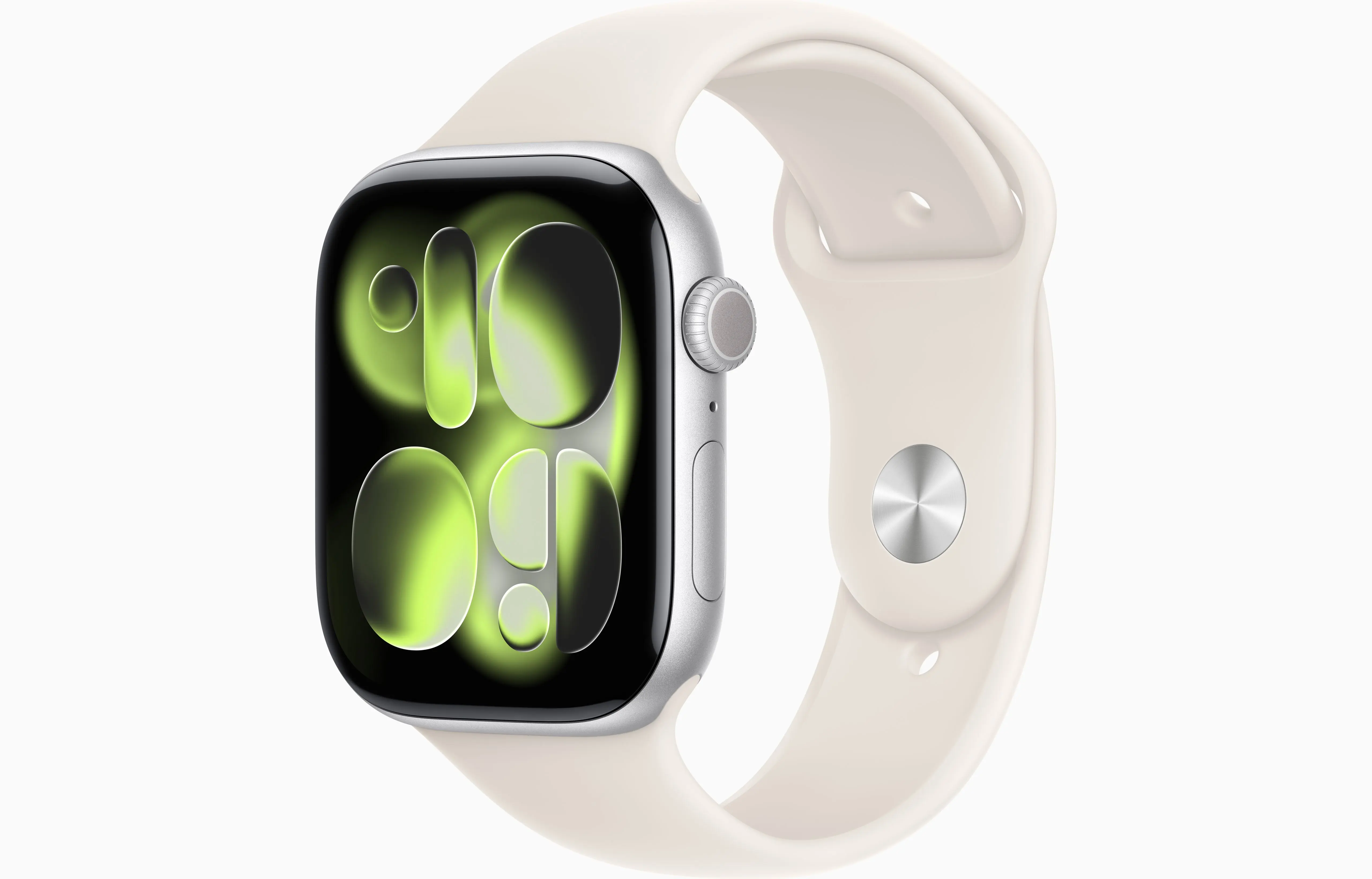 Apple Watch Series 11 Aluminum GPS – Silver (Starlight Sport Band)