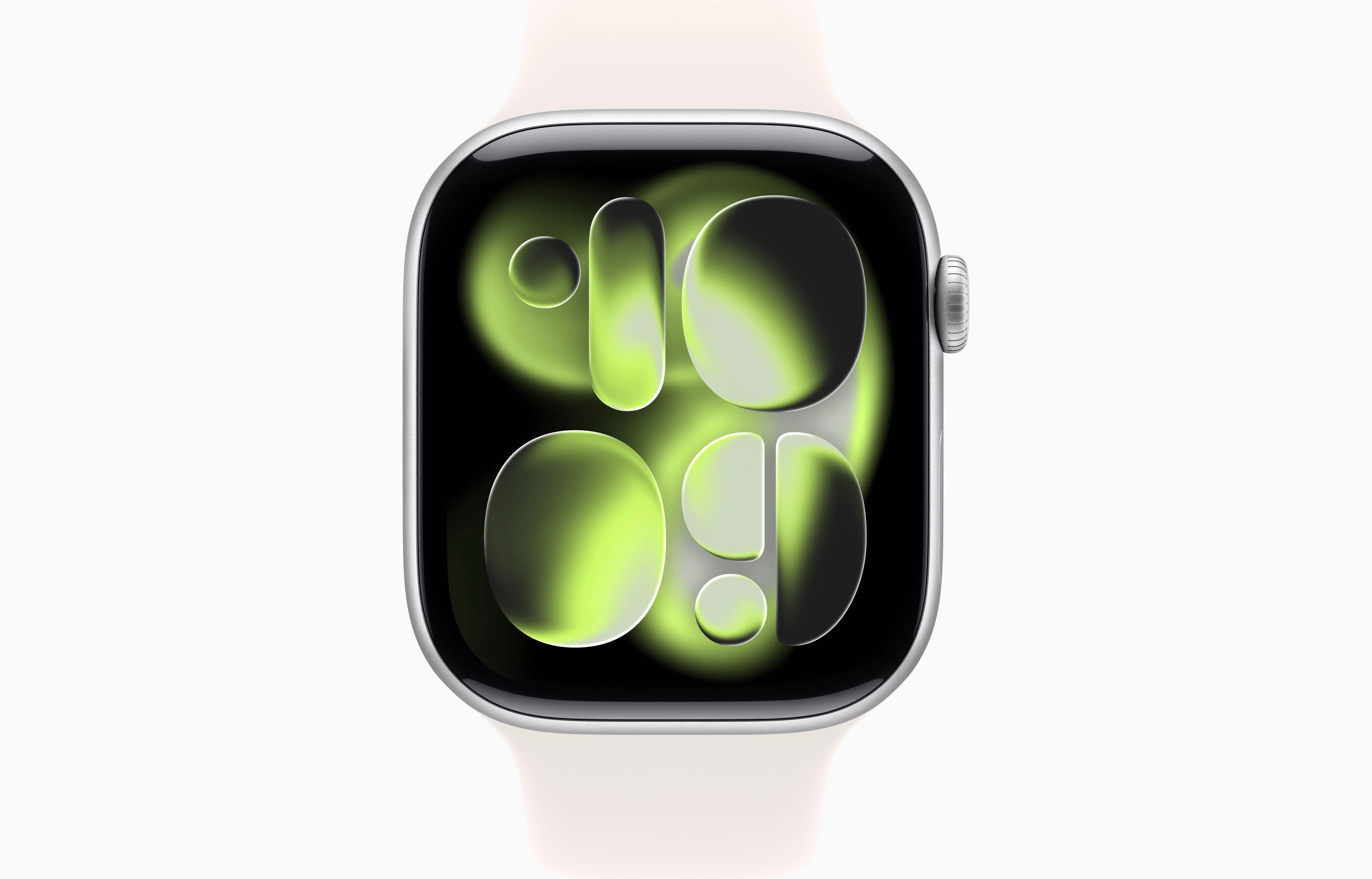 Apple Watch Series 11 Aluminum GPS – Silver (Light Blush Sport Band) - Image 2