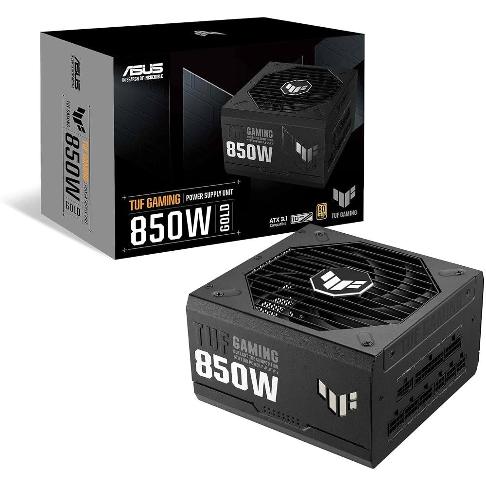 ASUS TUF Gaming 850W Gold Fully Modular Power Supply - Image 1