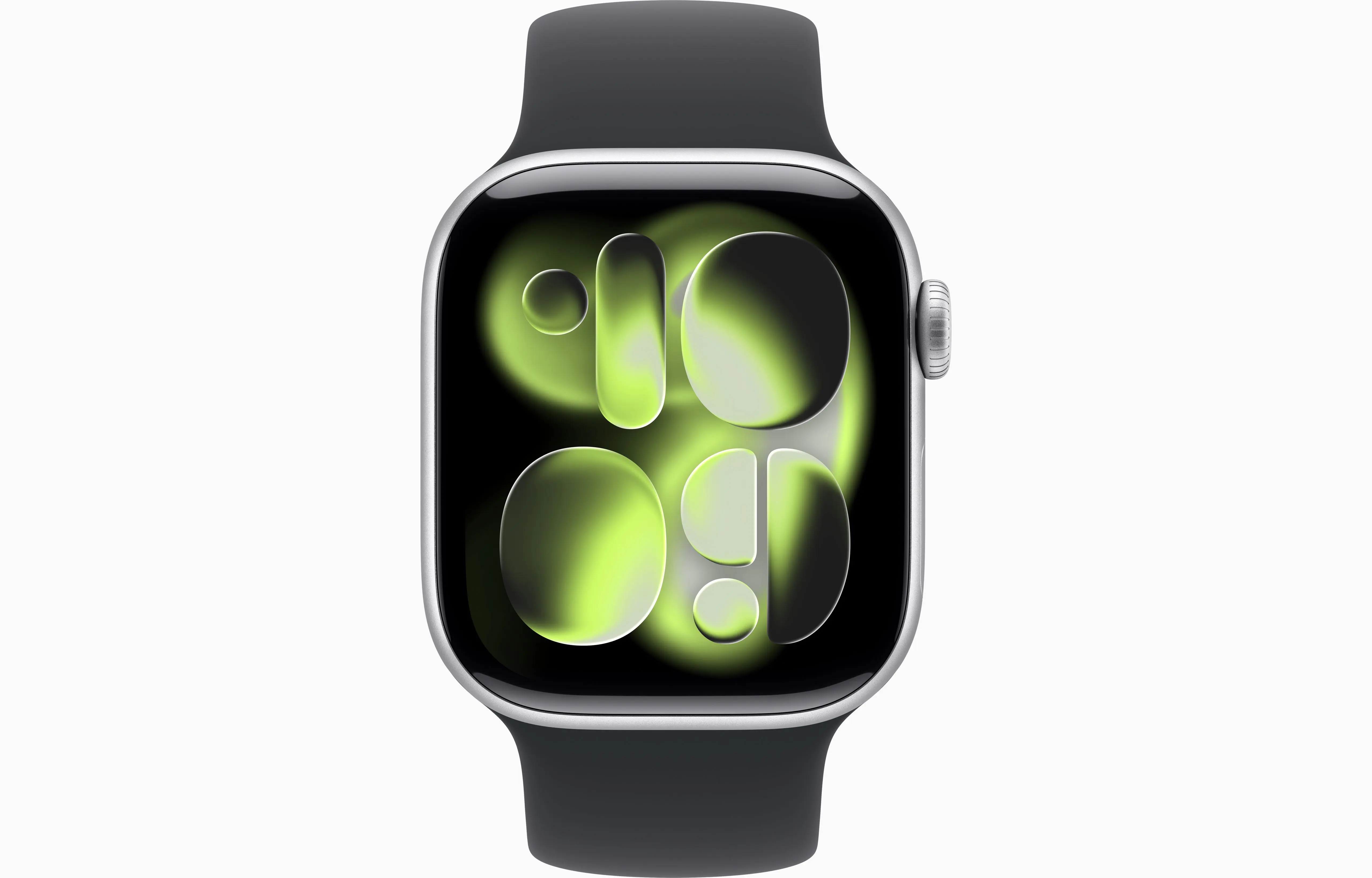 Apple Watch Series 11 Aluminum GPS – Silver (Black Solo Loop) - Image 2