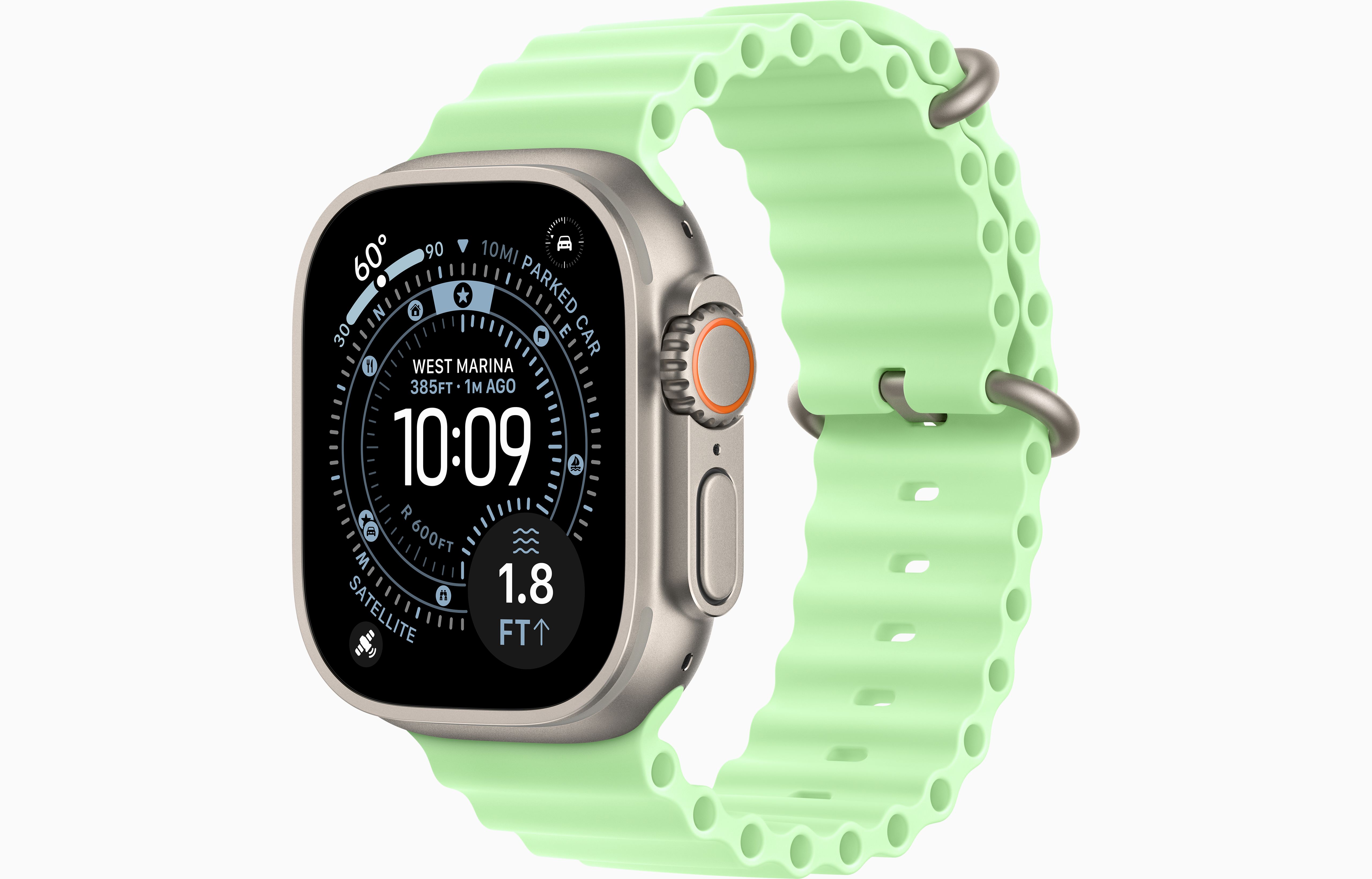 Apple Watch Ultra 3 GPS + Cellular, Natural Titanium   Ocean Band
