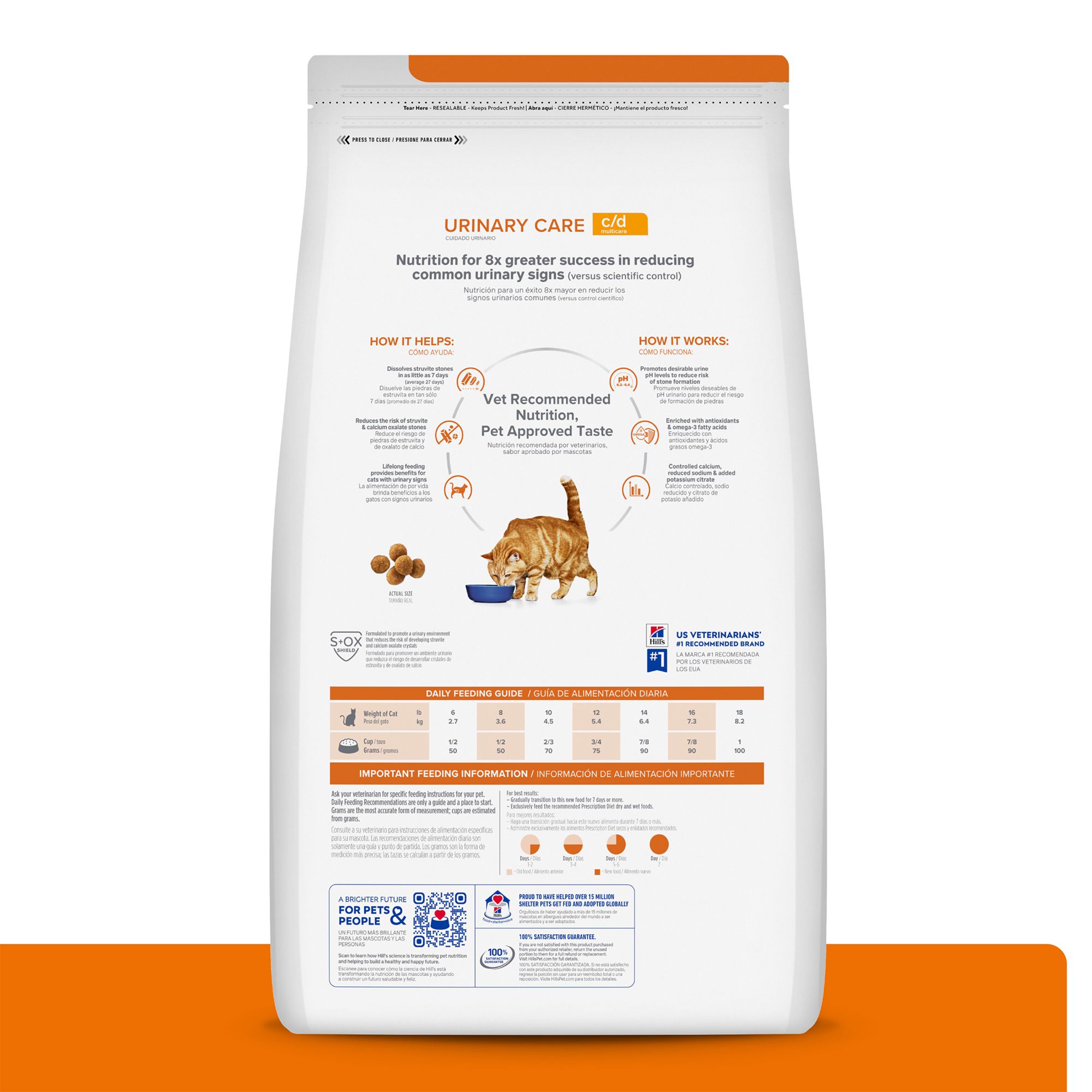 Hill's® Prescription Diet® c/d Multicare Urinary Care Cat Food - Ocean Fish - Image 2