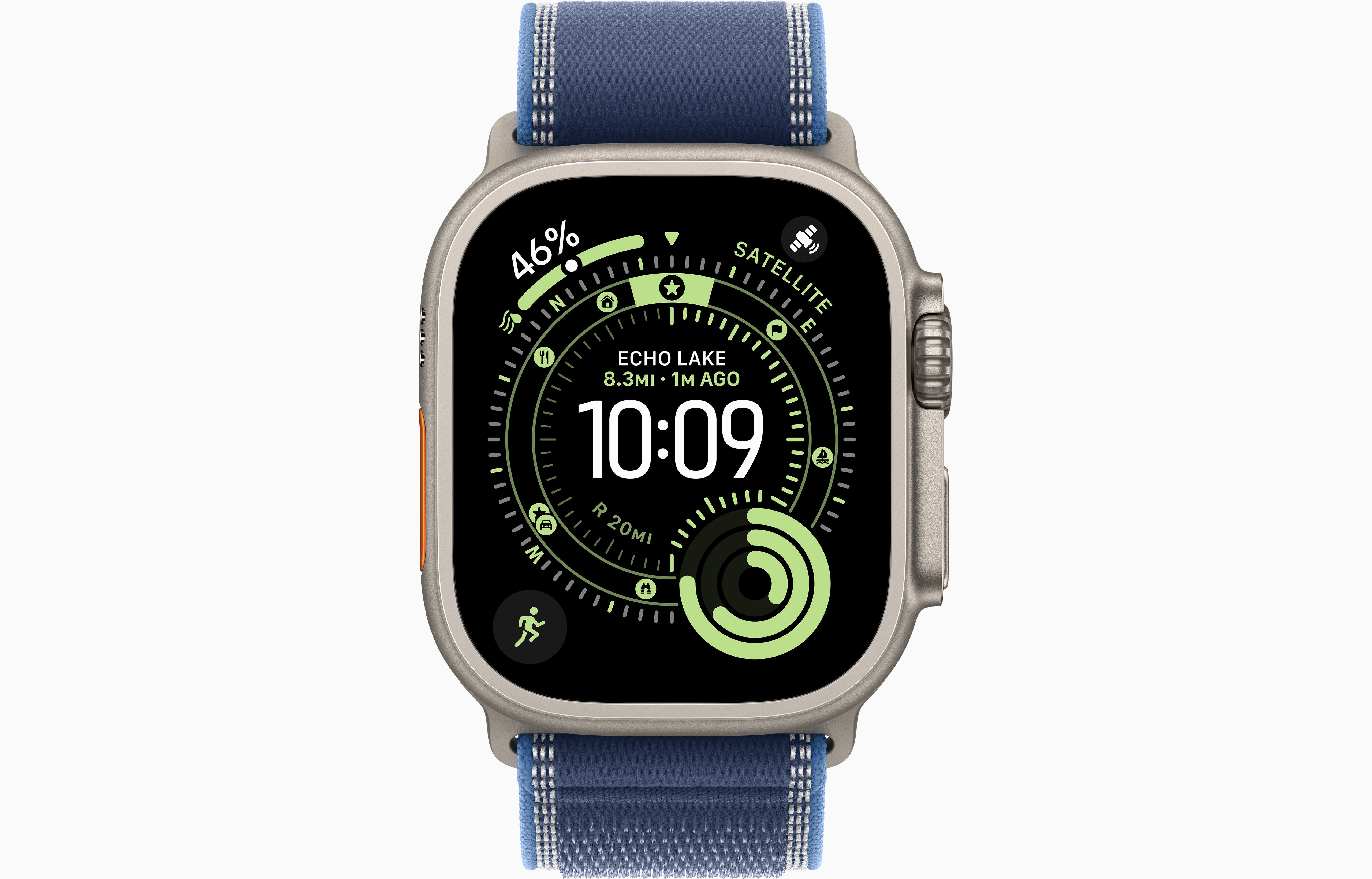 Apple Watch Ultra 3 GPS + Cellular, Natural Titanium   Trail Loop - Image 2