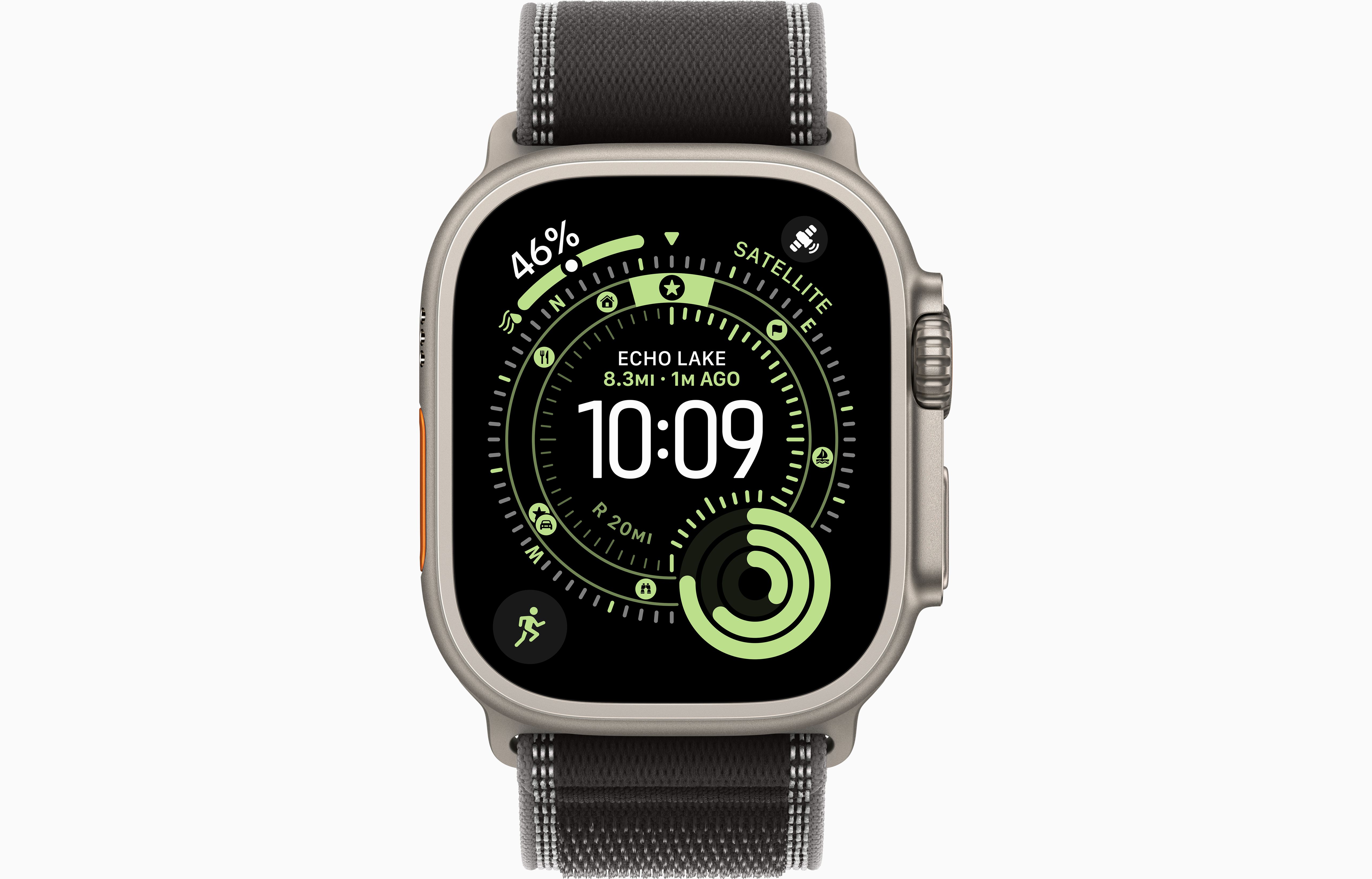 Apple Watch Ultra 3 GPS + Cellular, Natural Titanium   Trail Loop - Image 2