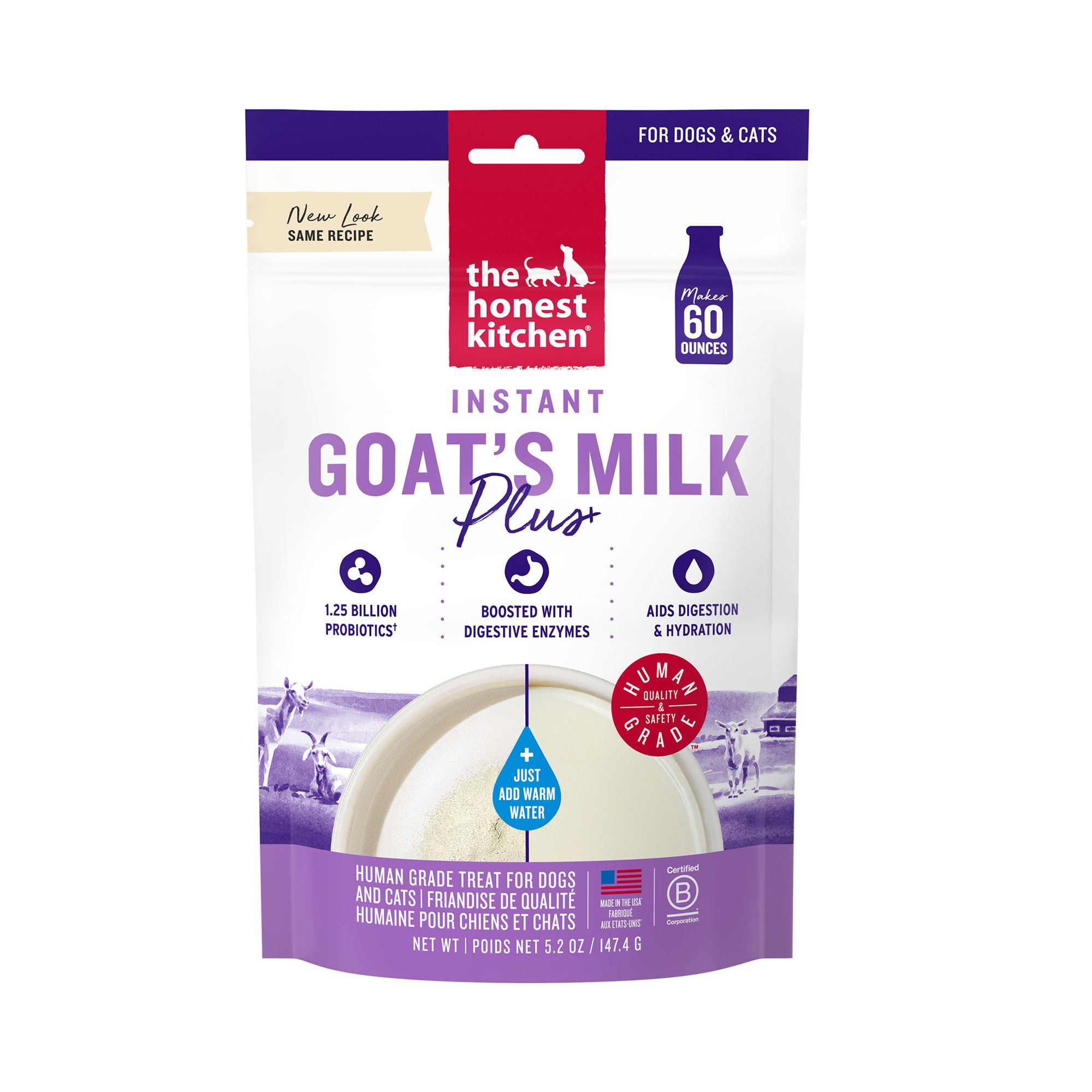 The Honest Kitchen Daily Boosters Dehydrated Goat’s Milk Dog Food Topper