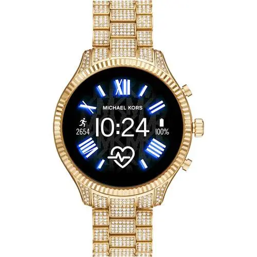 MK Lexington Gen5 Dore Pave Smartwatch