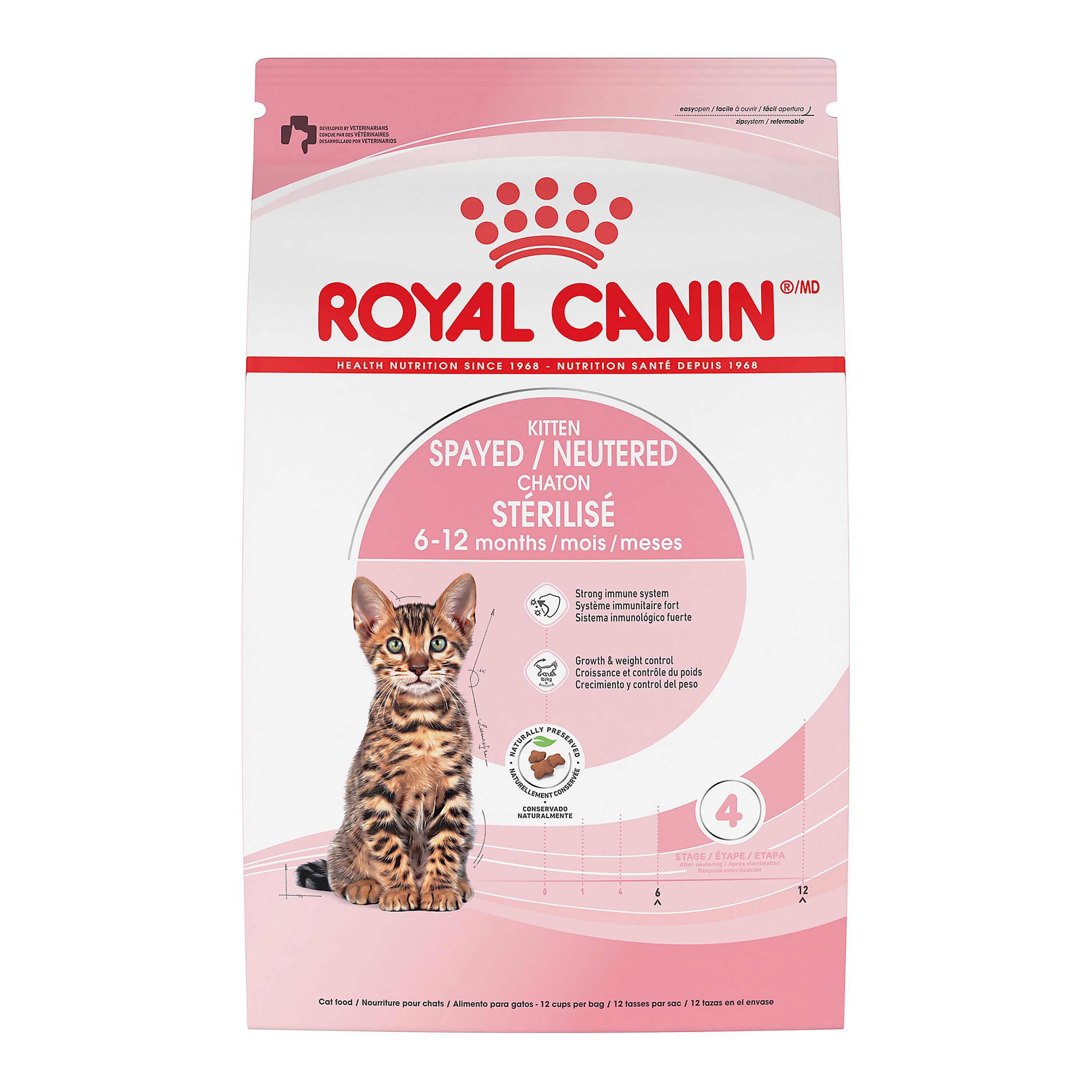 Royal Canin® Feline Health Nutrition Spayed/Neutered Kitten Dry Cat Food - Image 1