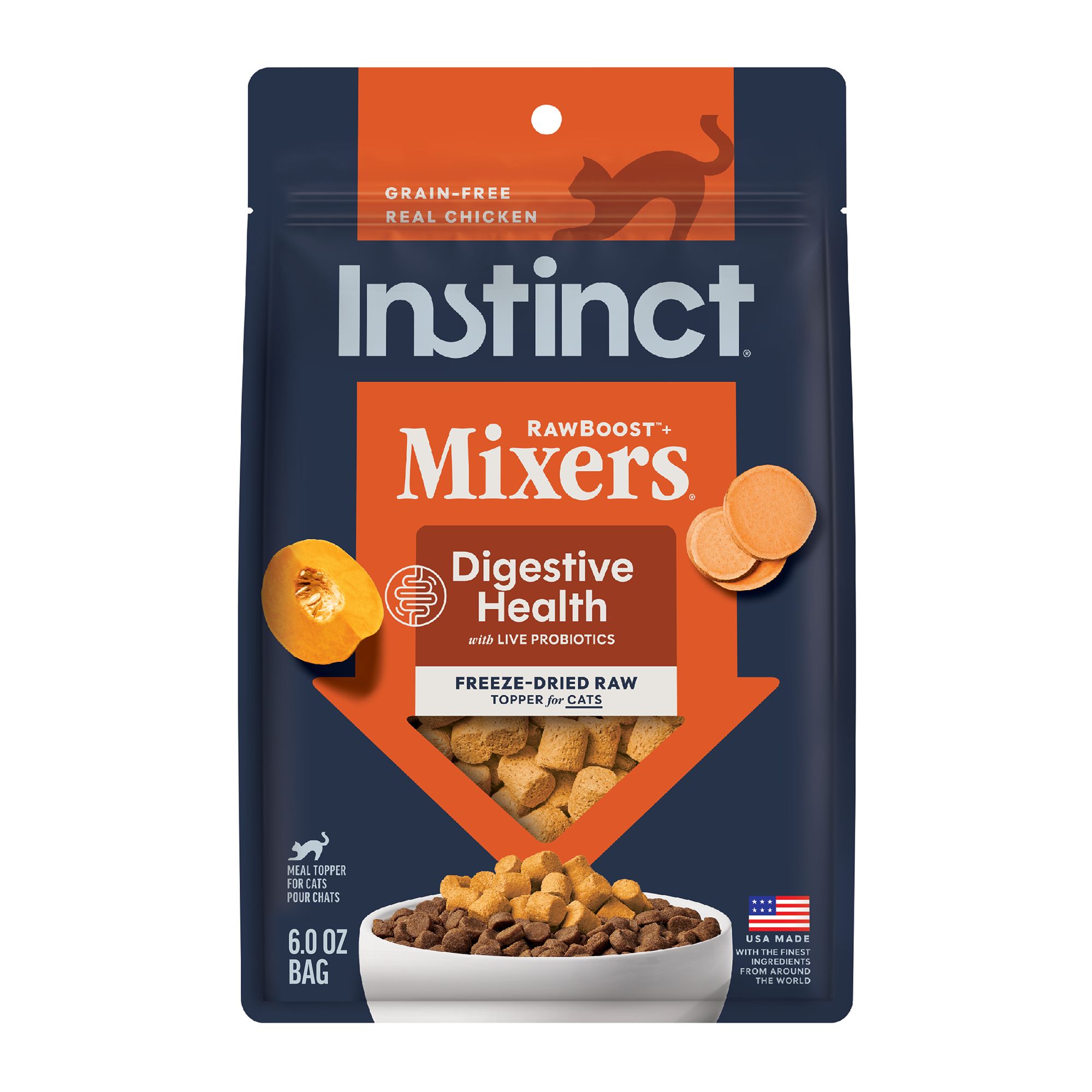 Instinct® RawBoost Mixers Digestive Health Cat Food Topper - Natural, Grain Free - Image 1