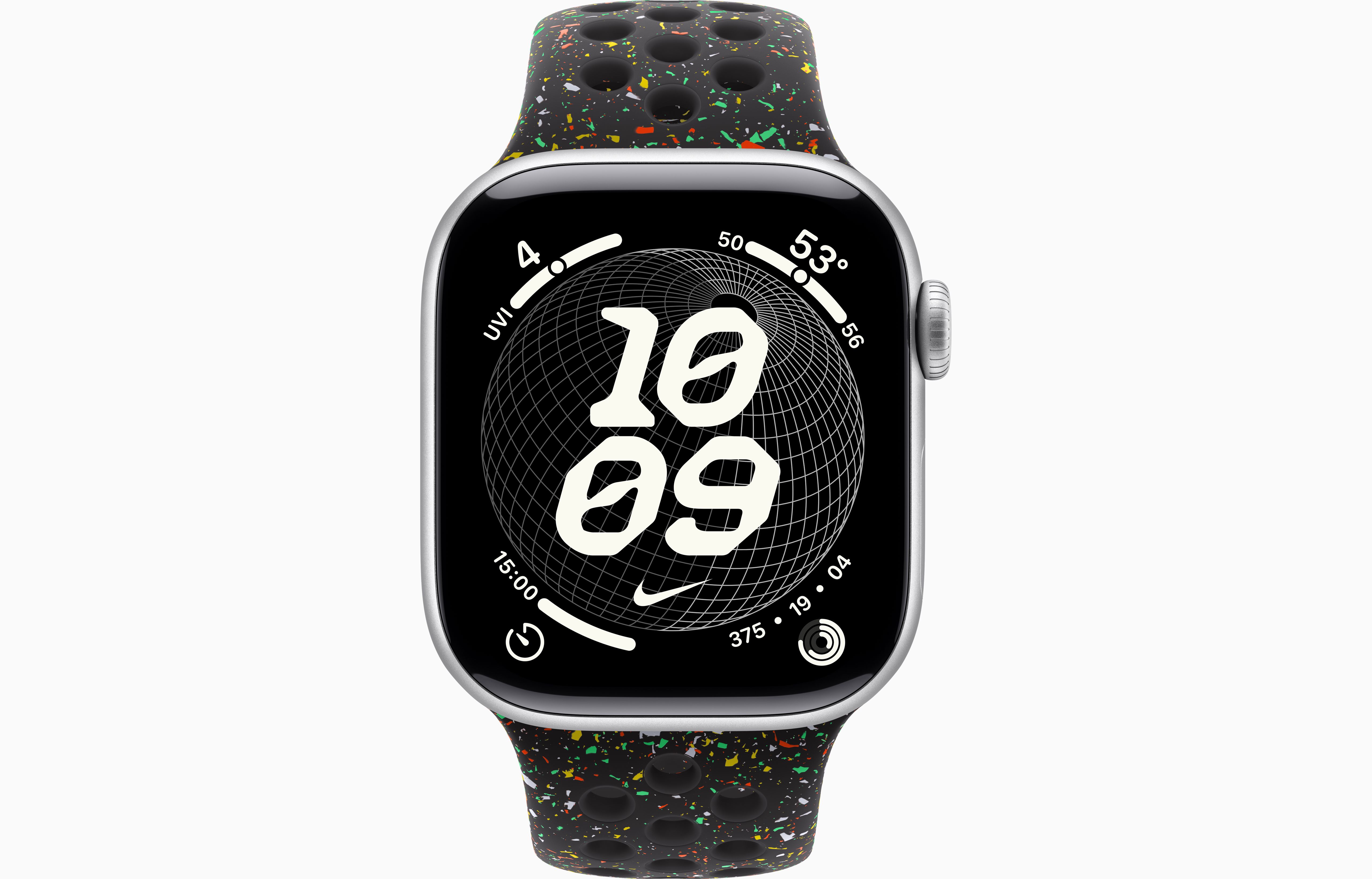 Apple Watch Series 11 Aluminum GPS – Silver (Midnight Black  Nike Sport Band) - Image 2