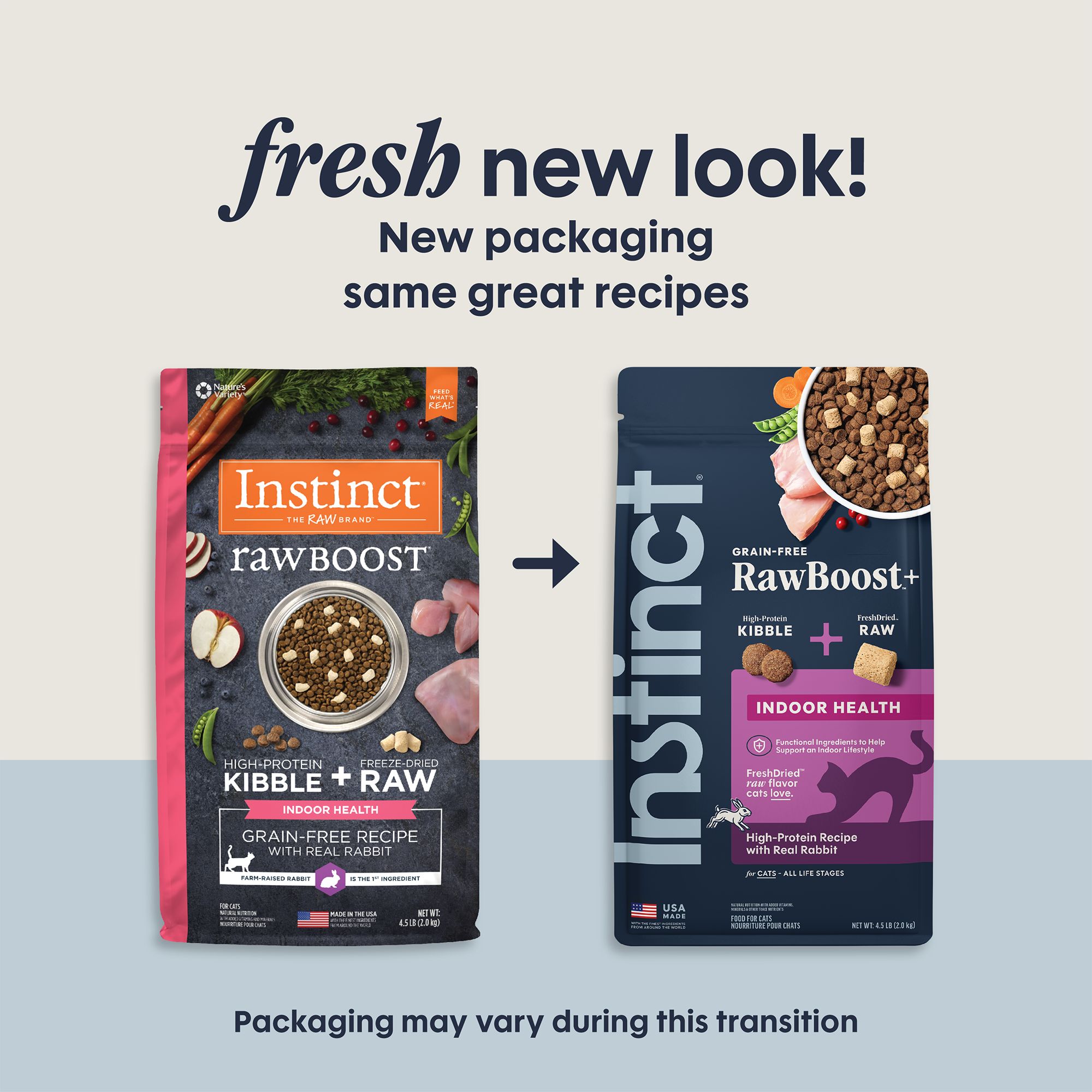 Instinct® Raw Boost Indoor Health All Life Stage Dry Cat Food - Rabbit - Image 2
