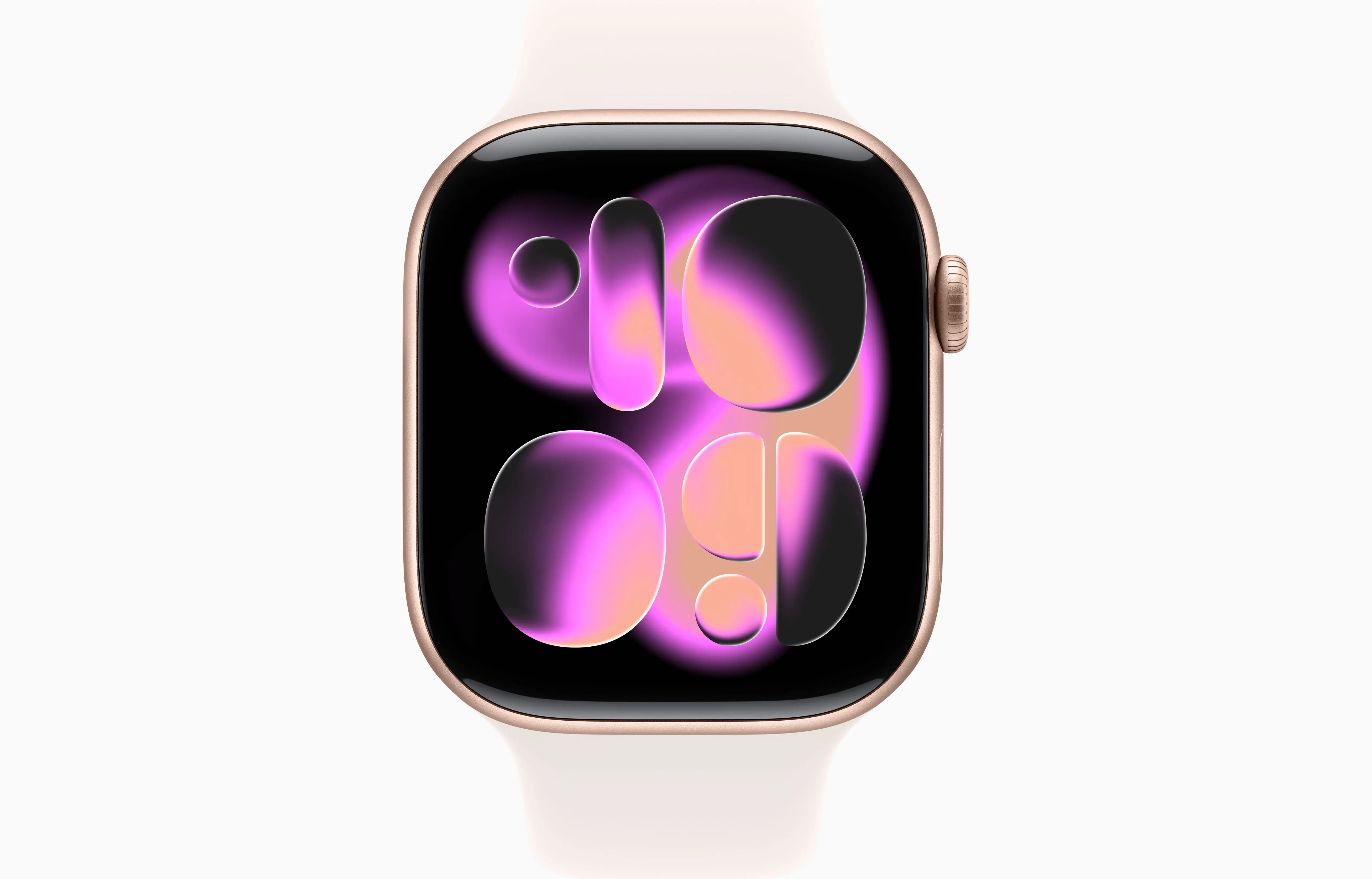 Apple Watch Series 11 Aluminum GPS – Rose Gold (Light Blush Sport Band) - Image 2
