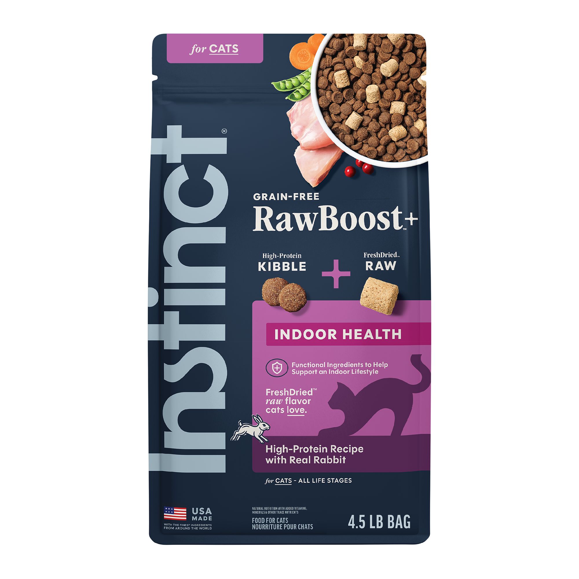 Instinct® Raw Boost Indoor Health All Life Stage Dry Cat Food - Rabbit