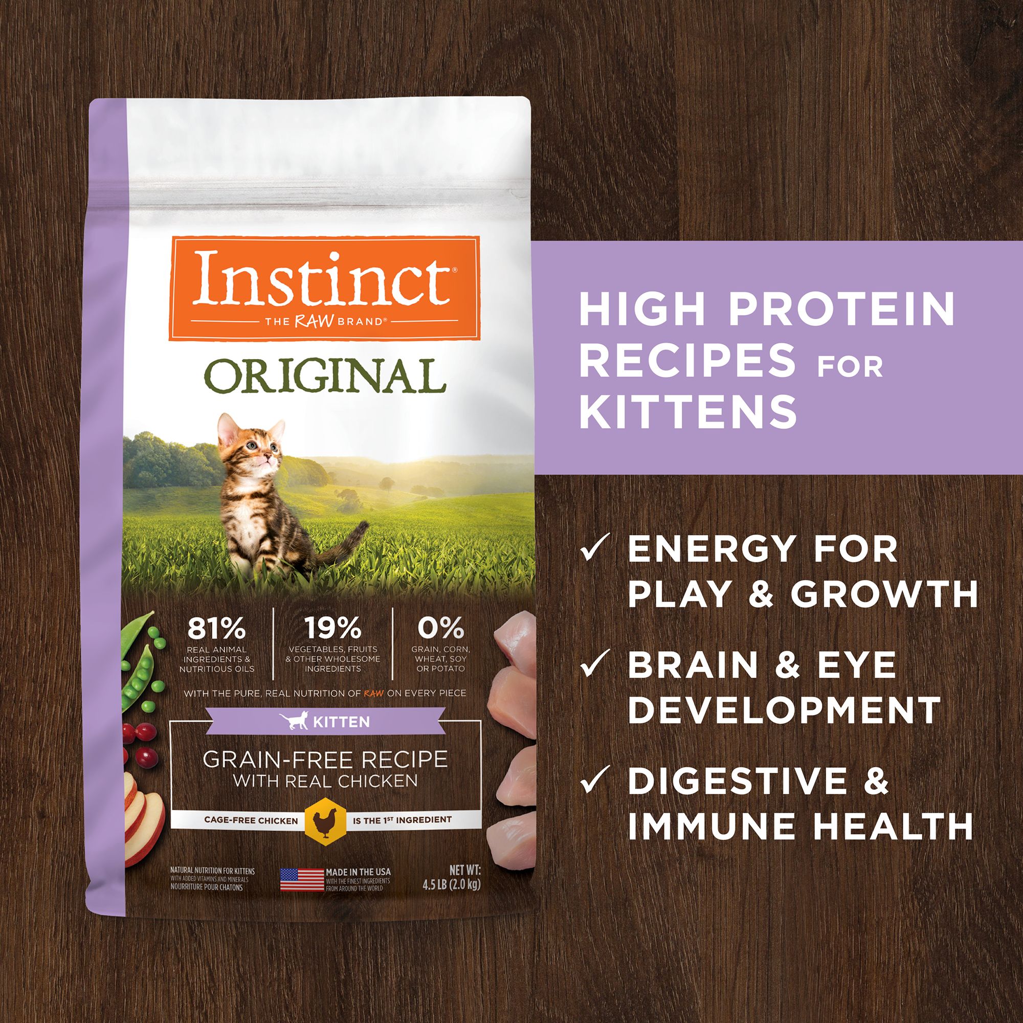 Instinct® Original Kitten Food - Natural, Grain Free, Chicken - Image 9